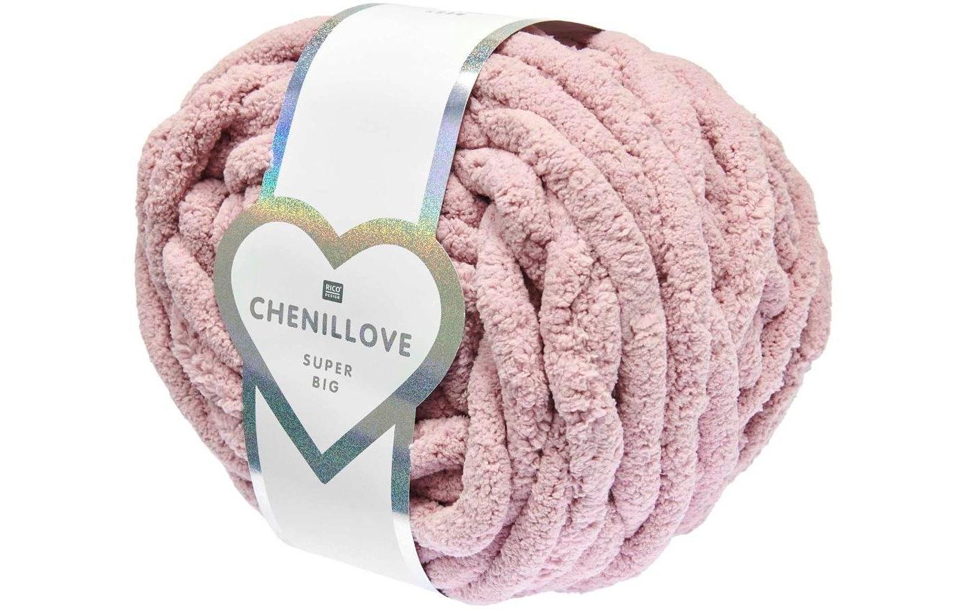Rico Design Chenillove Super Big Wolle Extra dick Flieder – 300 g, 36 m, Nadel 25 mm, 100% Polyester