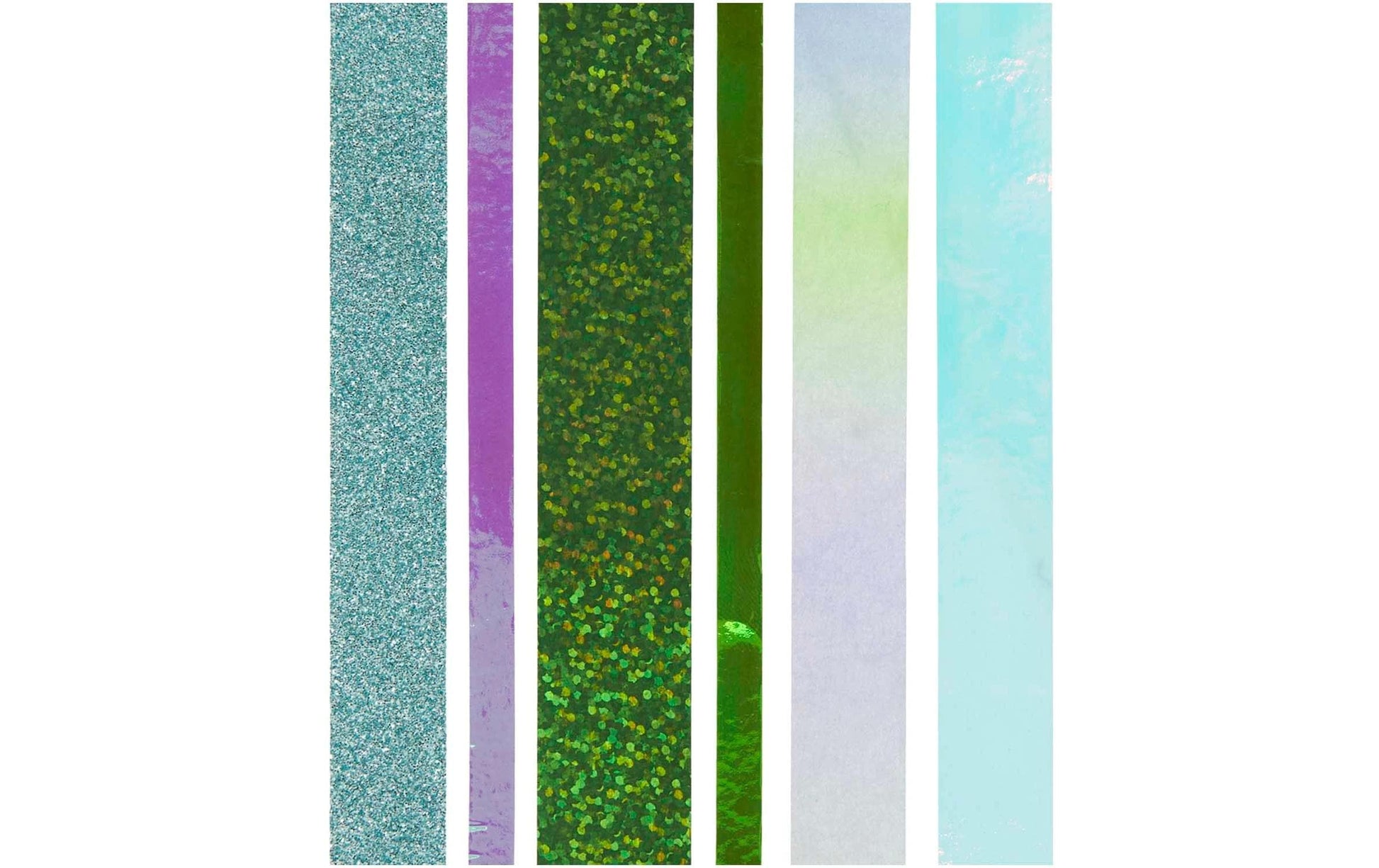 Rico Design Washi Tape Set – mehrfarbig, holografisch – 6 Rollen, Papier