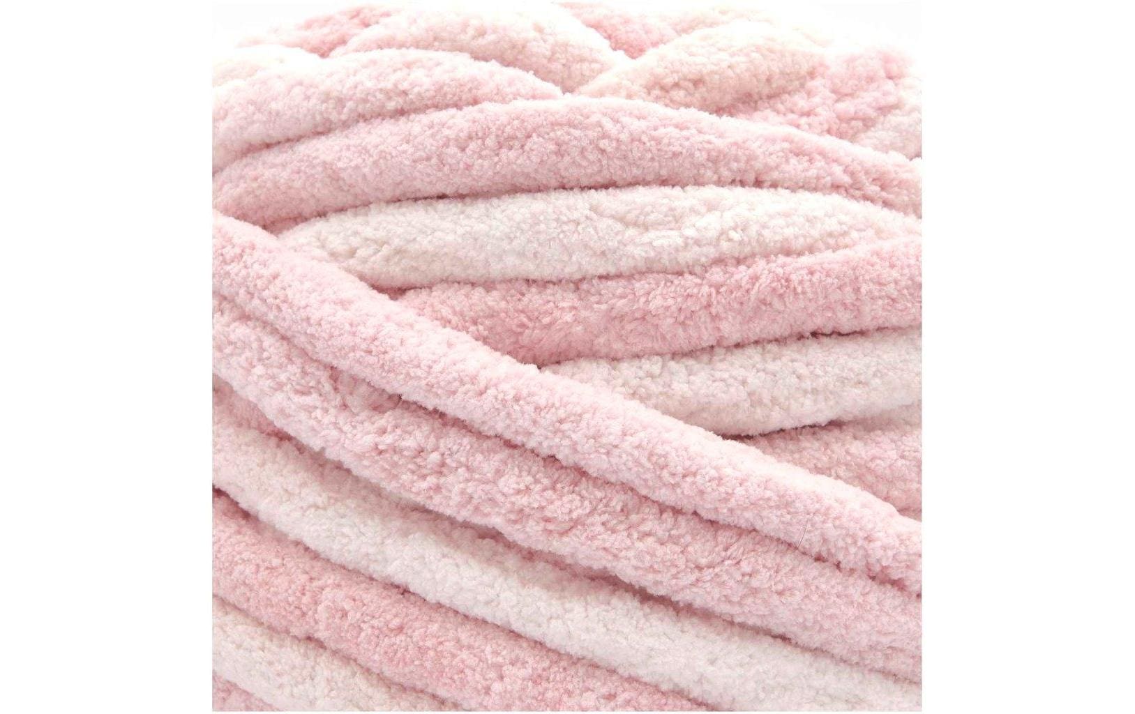 Rico Design Chenillove Super Big Print Wolle Rosa – 300 g, 36 m, Nadel 25 mm, 100% Polyester