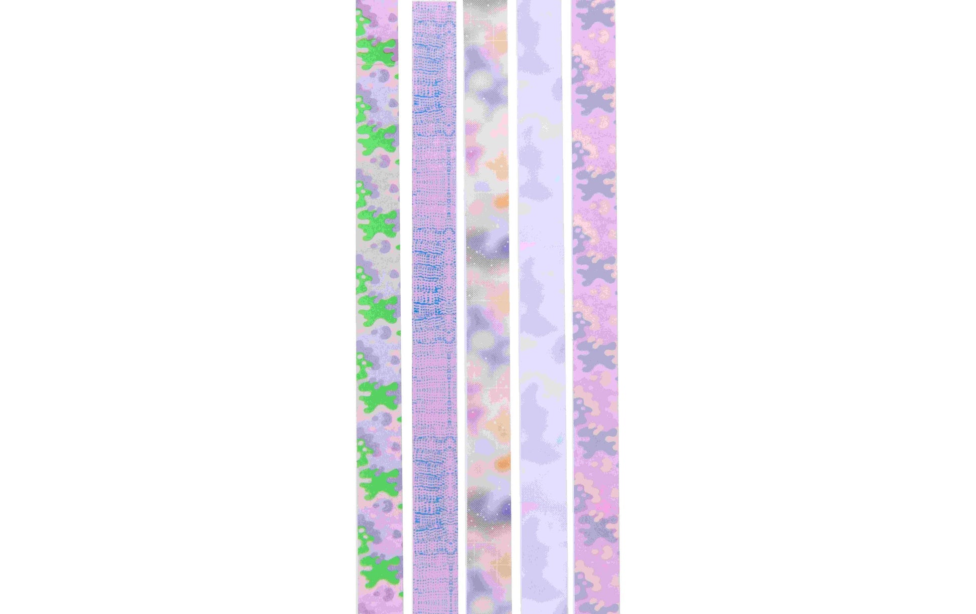 Rico Design Washi Tape – 15 mm × 10 m, mehrfarbig, Papier, wiederablösbar, 5 Rollen