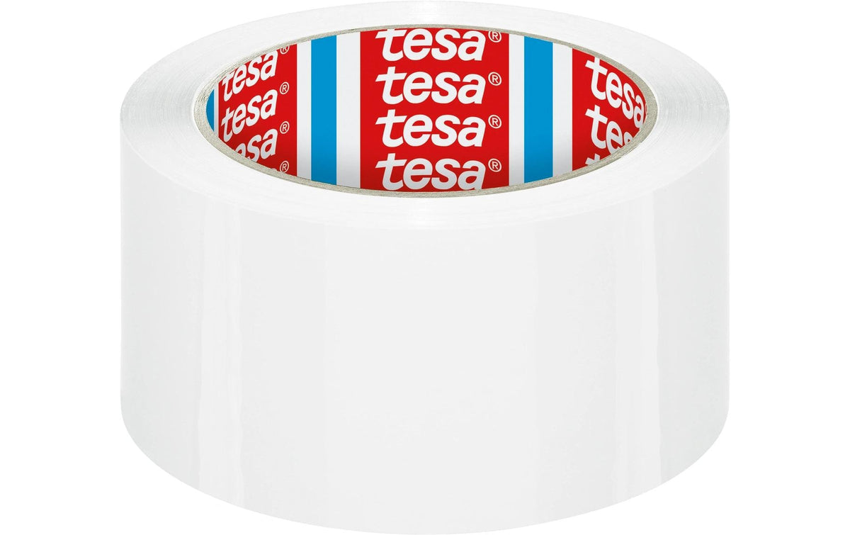 TESA 4195 – Verpackungsklebeband, PP, Transparent, Geräuscharm – 50 mm × 66 m – 6 Rollen