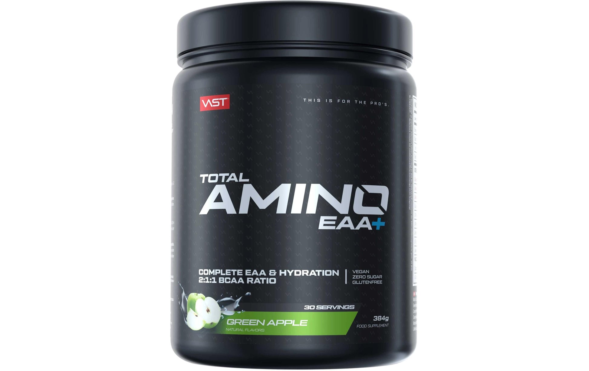 VAST Sports EAA Pulver Apfel – glutenfrei, vegan – 381 g