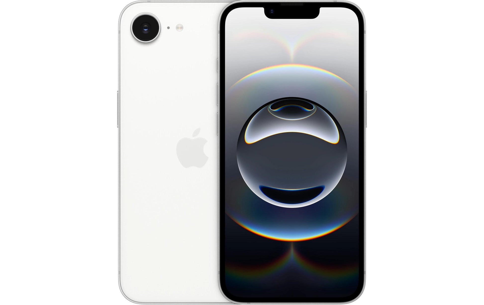 Apple iPhone 16e 6,1" – weiss, 6,1", 2532 x 1170, iOS 18, 128 GB, 8 GB, Dual-SIM, 5G, IP68
