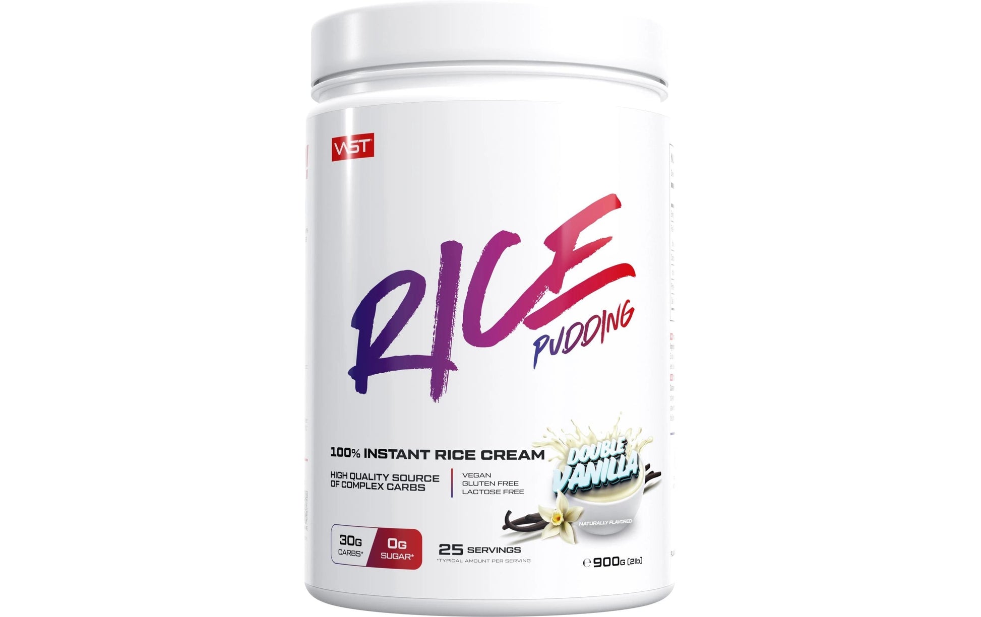 VAST Sports Instant-Reis-Pudding Vanille, vegan, glutenfrei – 900 g