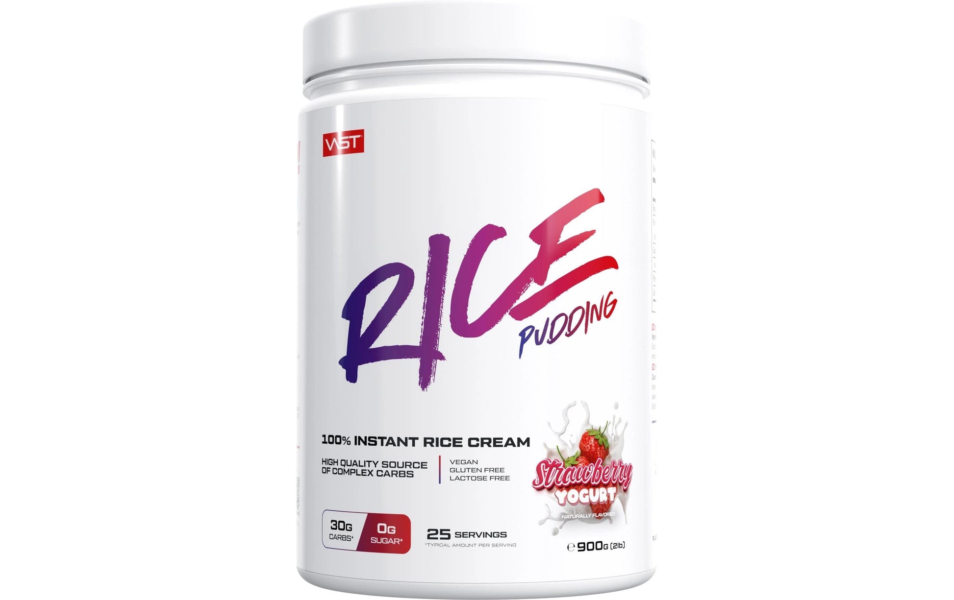 VAST Sports Instant-Reisbrei Pulver Erdbeere – glutenfrei, vegan – 900 g