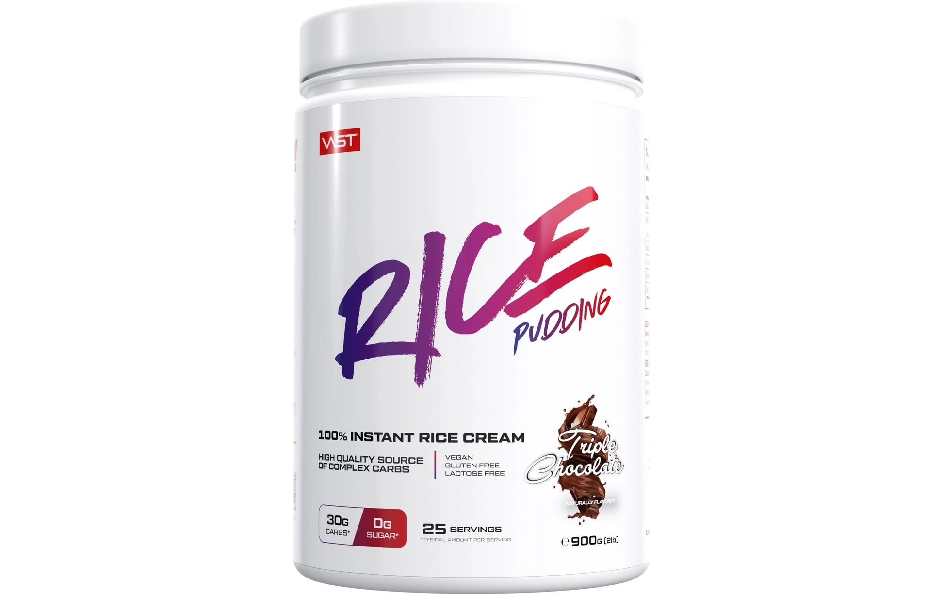 VAST Sports VAST Instant Reis Mehl Pulver Schokolade – glutenfrei, vegan – 900 g