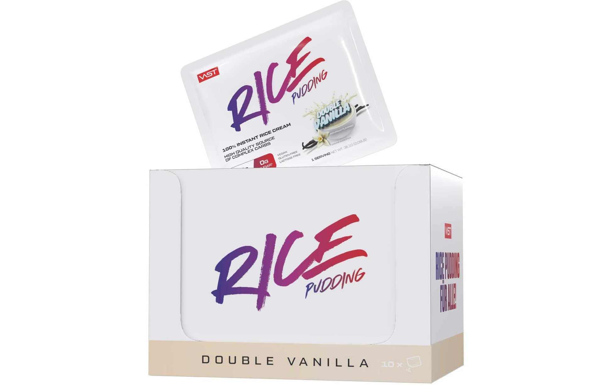 VAST Sports VAST Porridge Vanille, vegan, glutenfrei, Beutel – 10×36,1 g