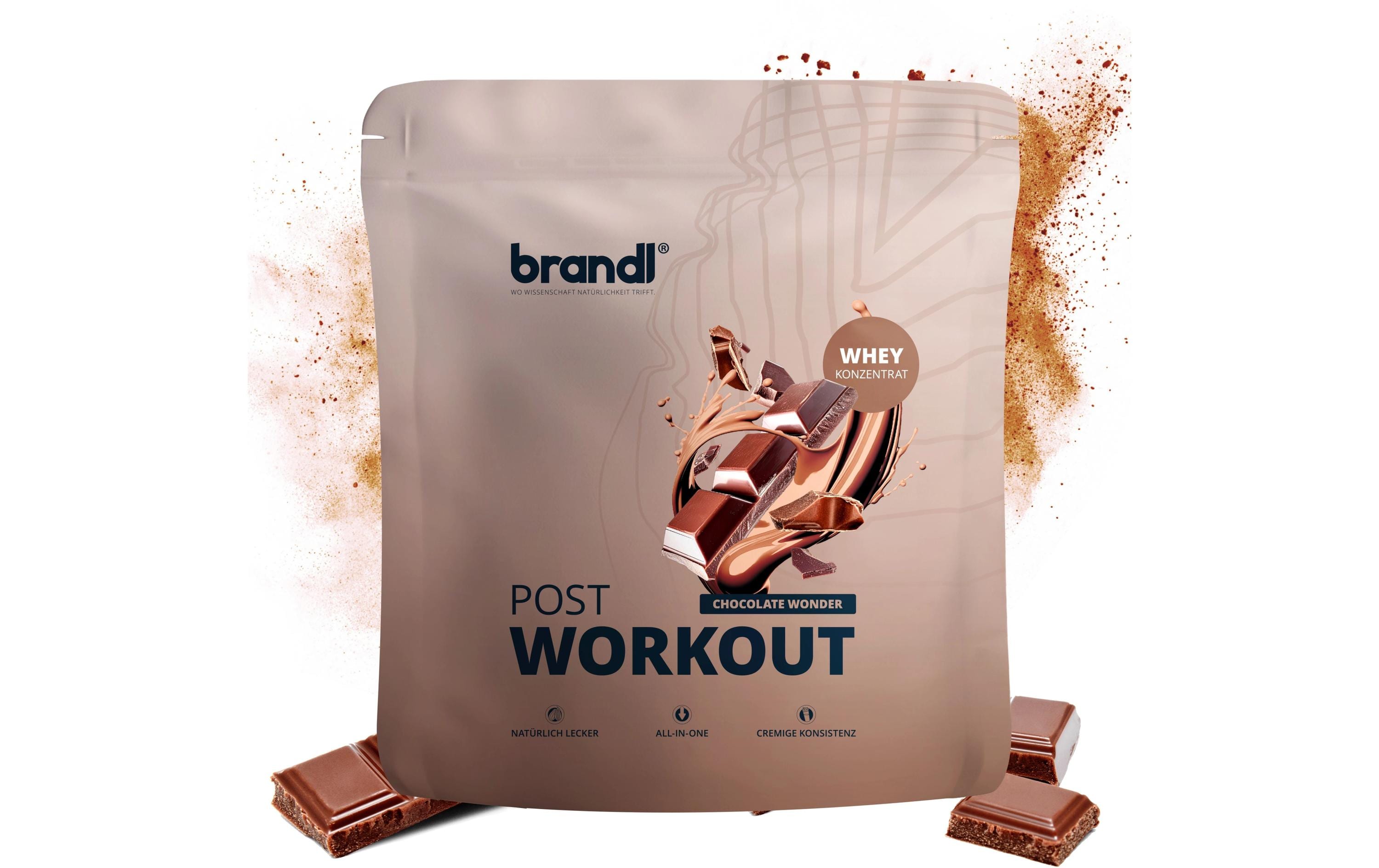Brandl-nutrition Brandl Pure Protein 2.0 Whey – Schokolade, glutenfrei – 1 kg