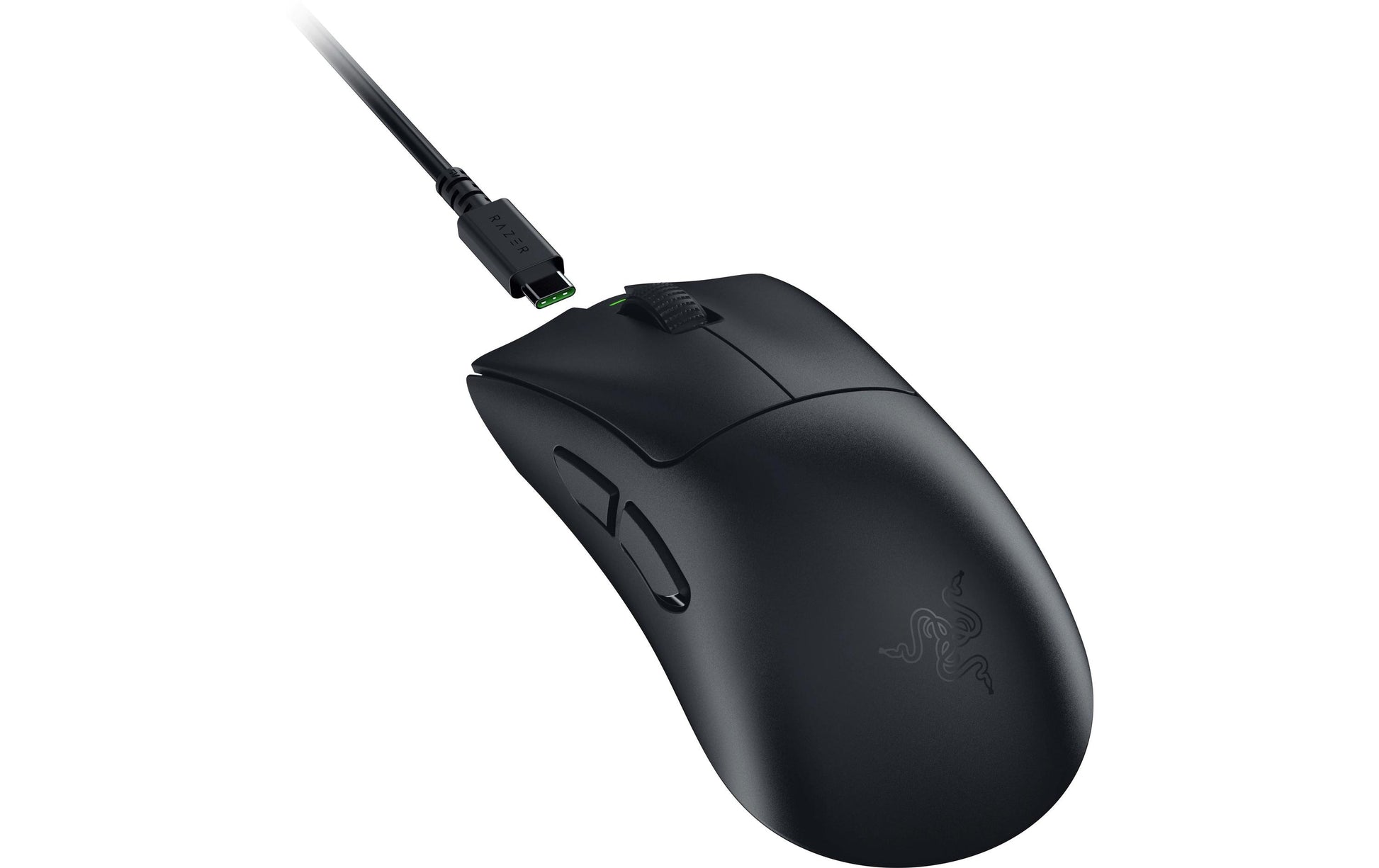 Razer DeathAdder V3 HyperSpeed – Gaming-Maus – Kabellos (2,4 GHz), 26000 DPI, Rechts, Schwarz
