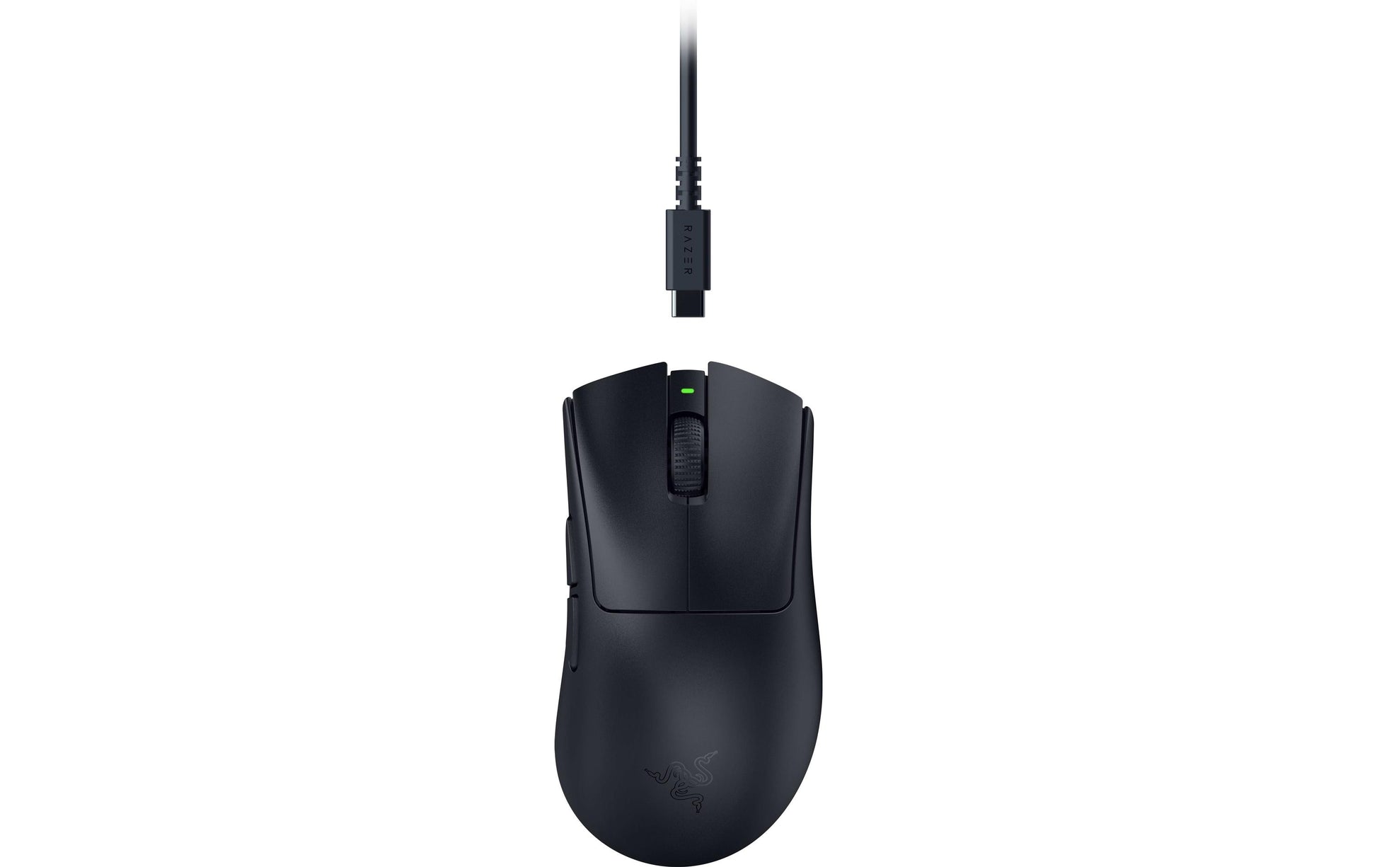 Razer DeathAdder V3 HyperSpeed – Gaming-Maus – Kabellos (2,4 GHz), 26000 DPI, Rechts, Schwarz