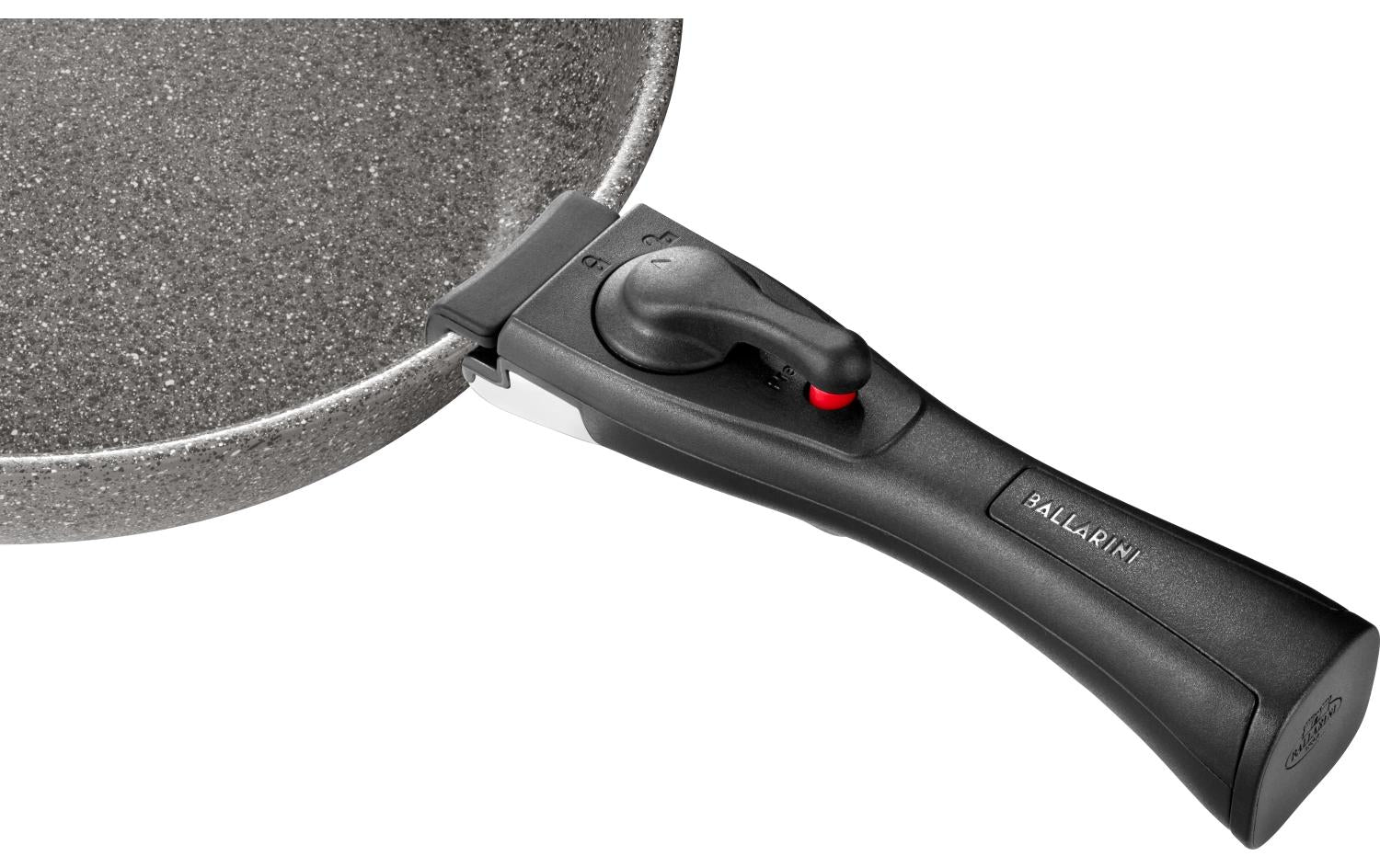 BALLARINI Fonduepfanne – Ø 20 cm, Aluminium, Grau