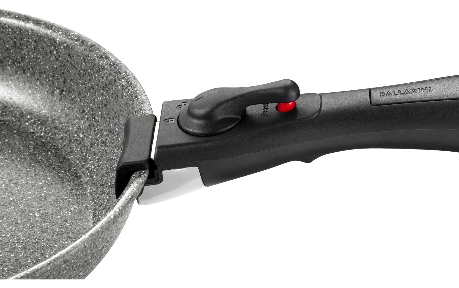 BALLARINI Fonduepfanne – Ø 20 cm, Aluminium, Grau