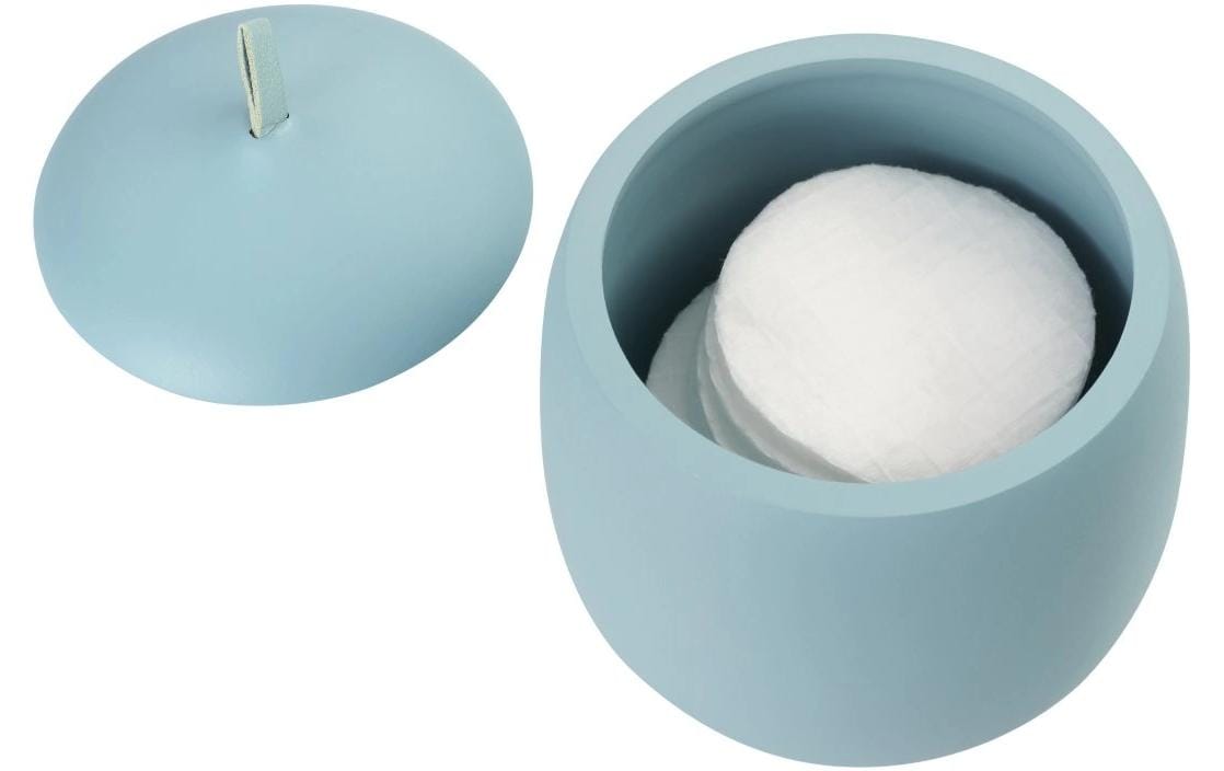 Diaqua Aufbewahrungsbox Smilla – Polyresin, 9,5×9,5×9,5 cm, Blau