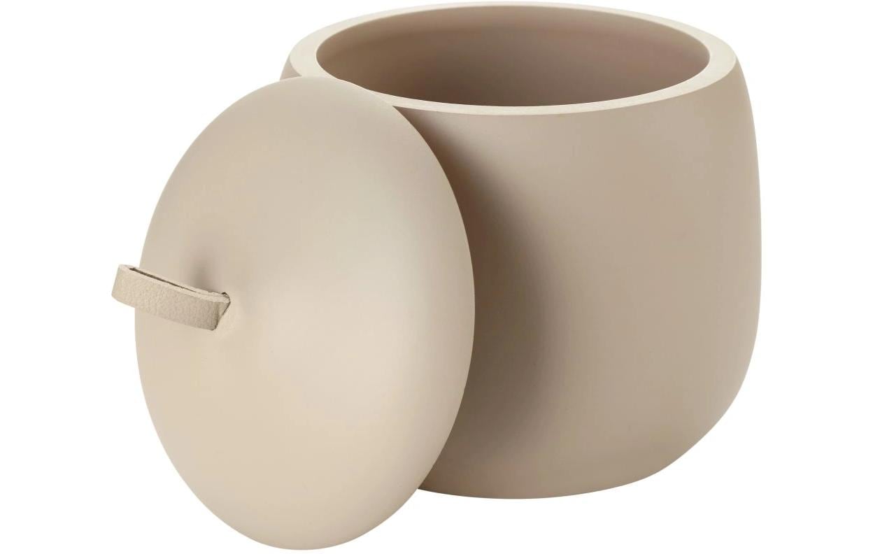 Diaqua Aufbewahrungsbox Smilla – Polyresin, 9,5×9,5×9,5 cm, Beige