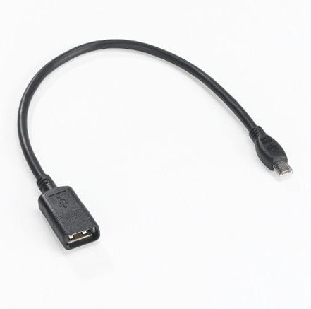 Zebra USB-Verlängerungskabel (Mini-USB-A Stecker auf USB-A Buchse) – Schwarz