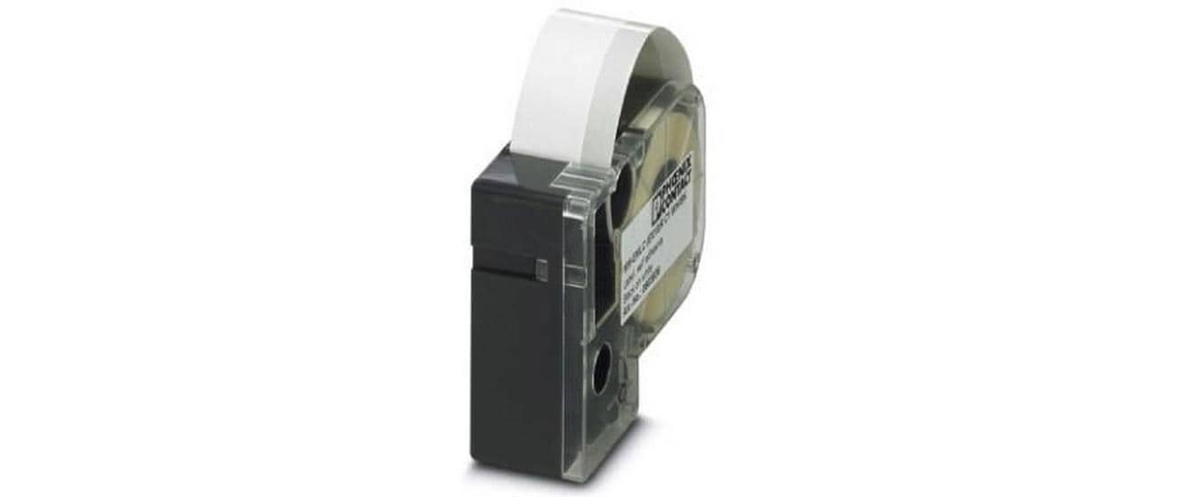Phoenix Contact MM-EMLC (EX18)R C1 WH/BK – Endlos-Etiketten 15 mm × 6 m – Polyamid, weiss