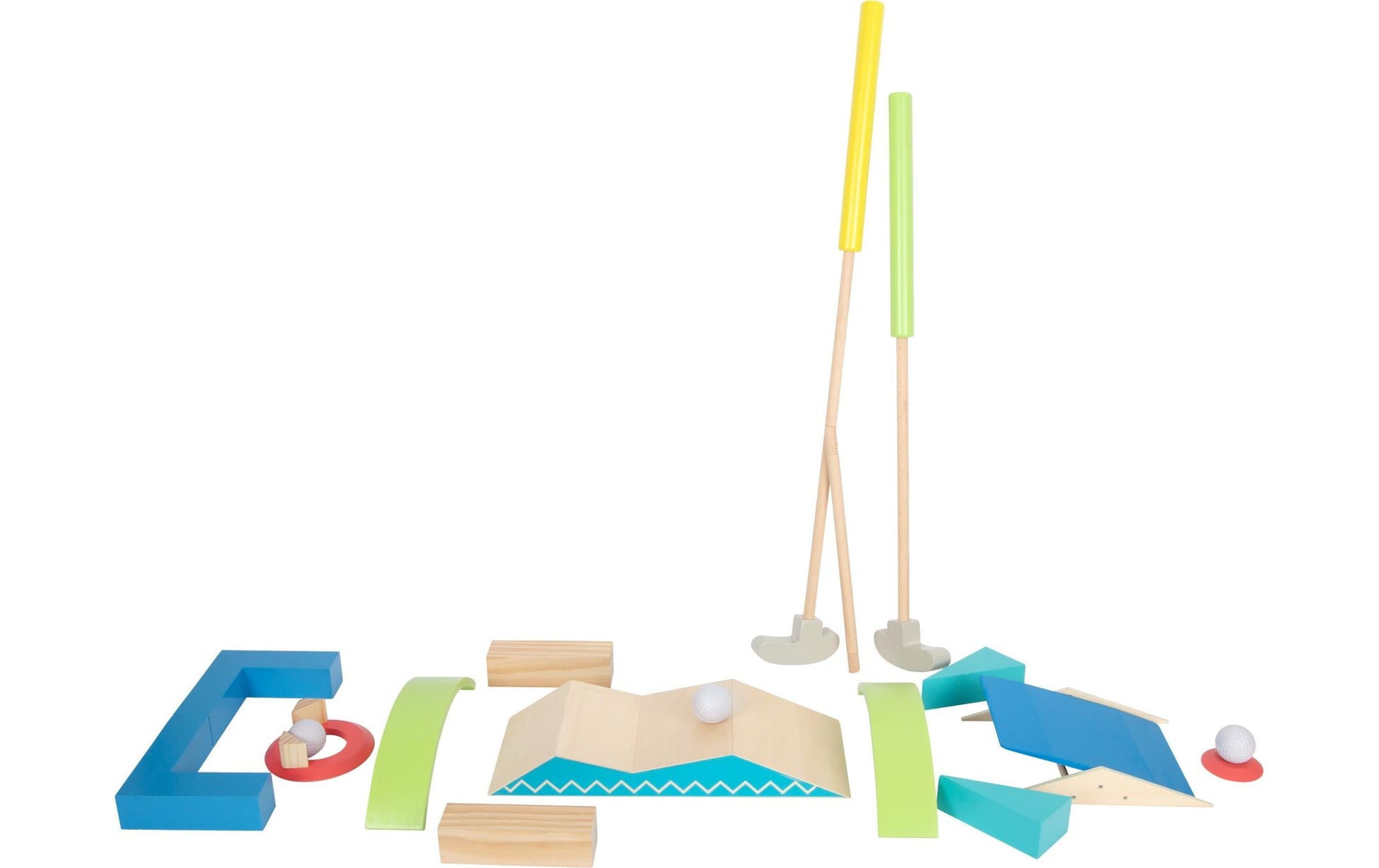 Small foot Minigolf-Set Active – 1 Stück – ab 5 Jahren – Holz – mehrfarbig – FSC