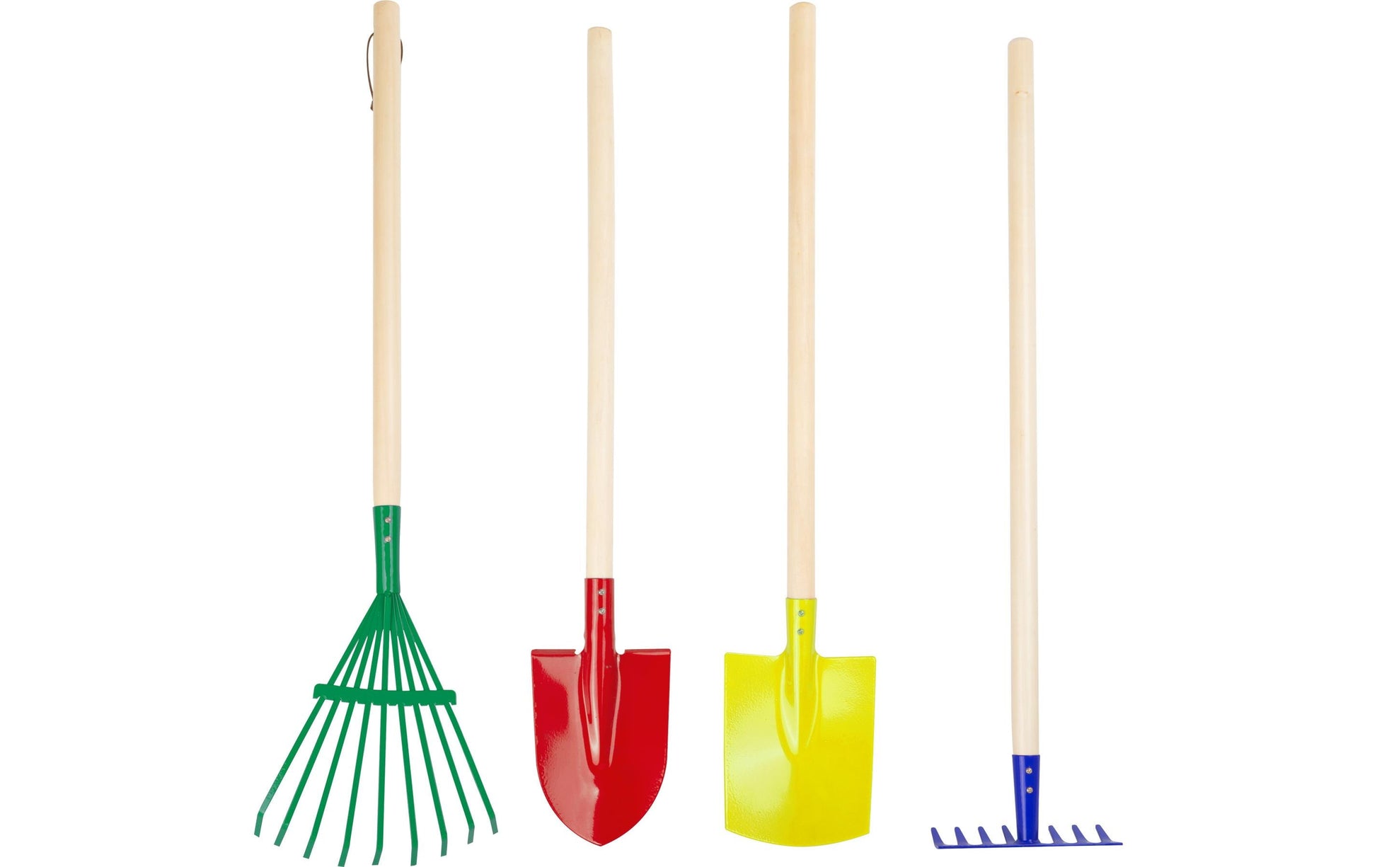 Small foot Sandspielzeug-Set – 4-teilig – ab 3 Jahren – Metall, Holz – Mehrfarbig