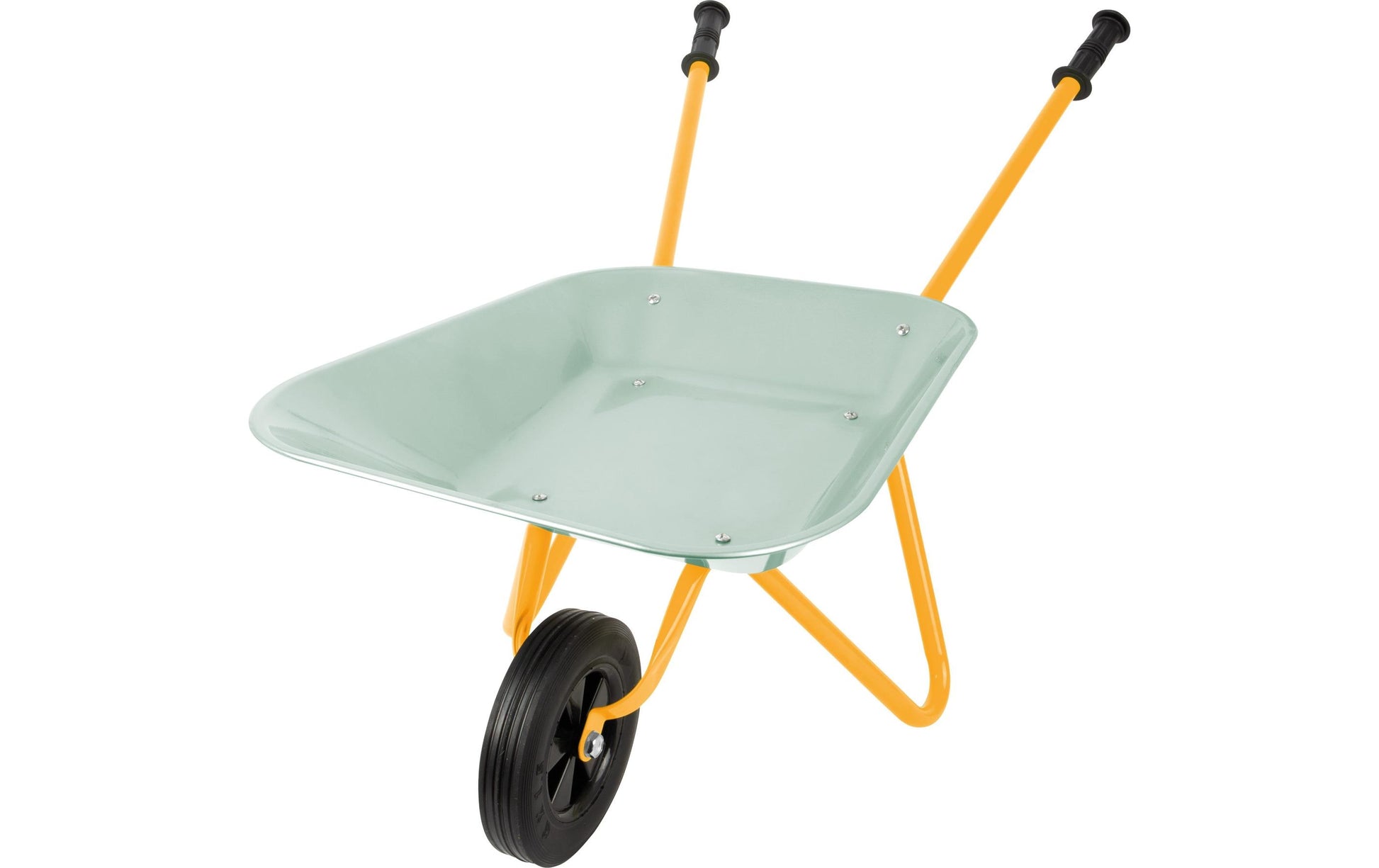 Small foot Schubkarre (Spielzeug) – 15 kg Traglast – 36,0×50,0×79,0 cm – ab 3 J. – mehrfarbig