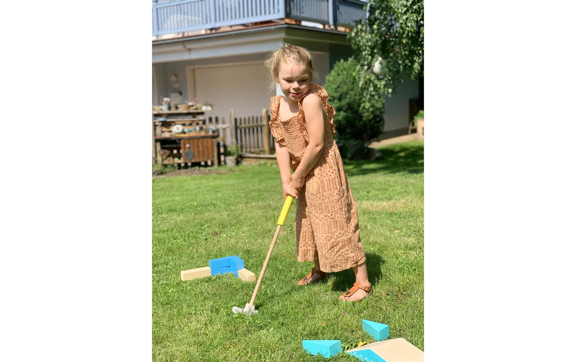 Small foot Minigolf-Set Active – 1 Stück – ab 5 Jahren – Holz – mehrfarbig – FSC