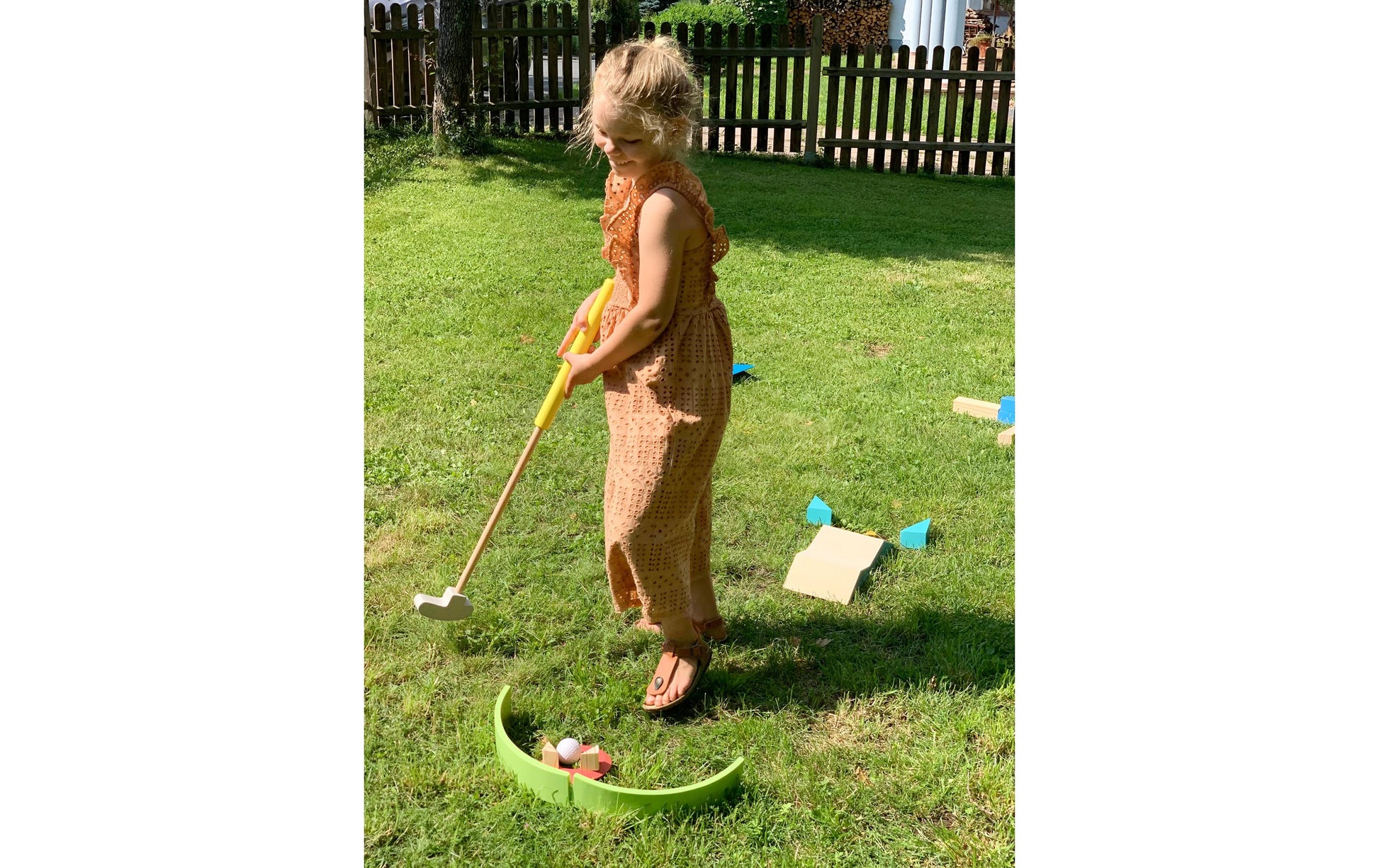 Small foot Minigolf-Set Active – 1 Stück – ab 5 Jahren – Holz – mehrfarbig – FSC