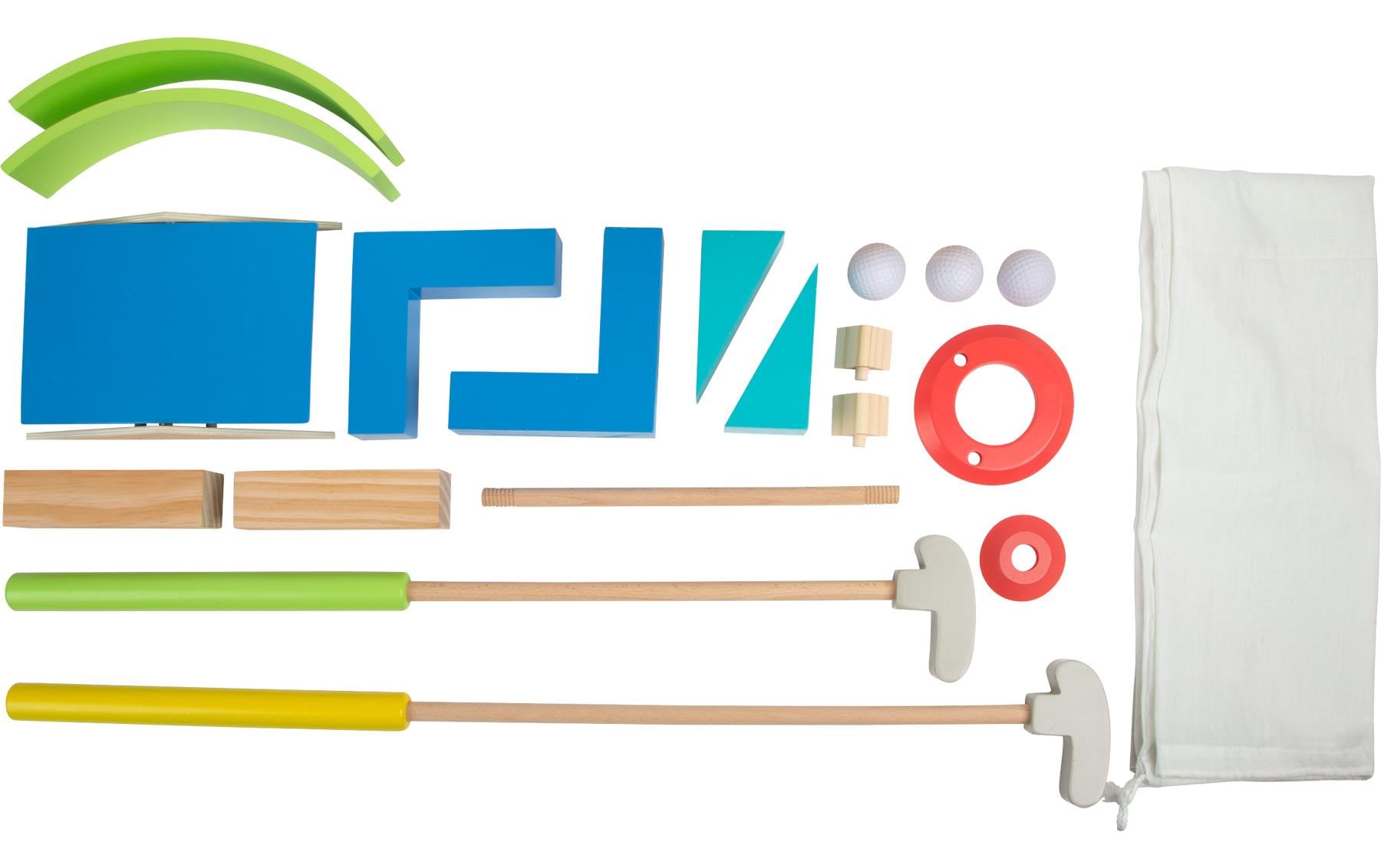 Small foot Minigolf-Set Active – 1 Stück – ab 5 Jahren – Holz – mehrfarbig – FSC