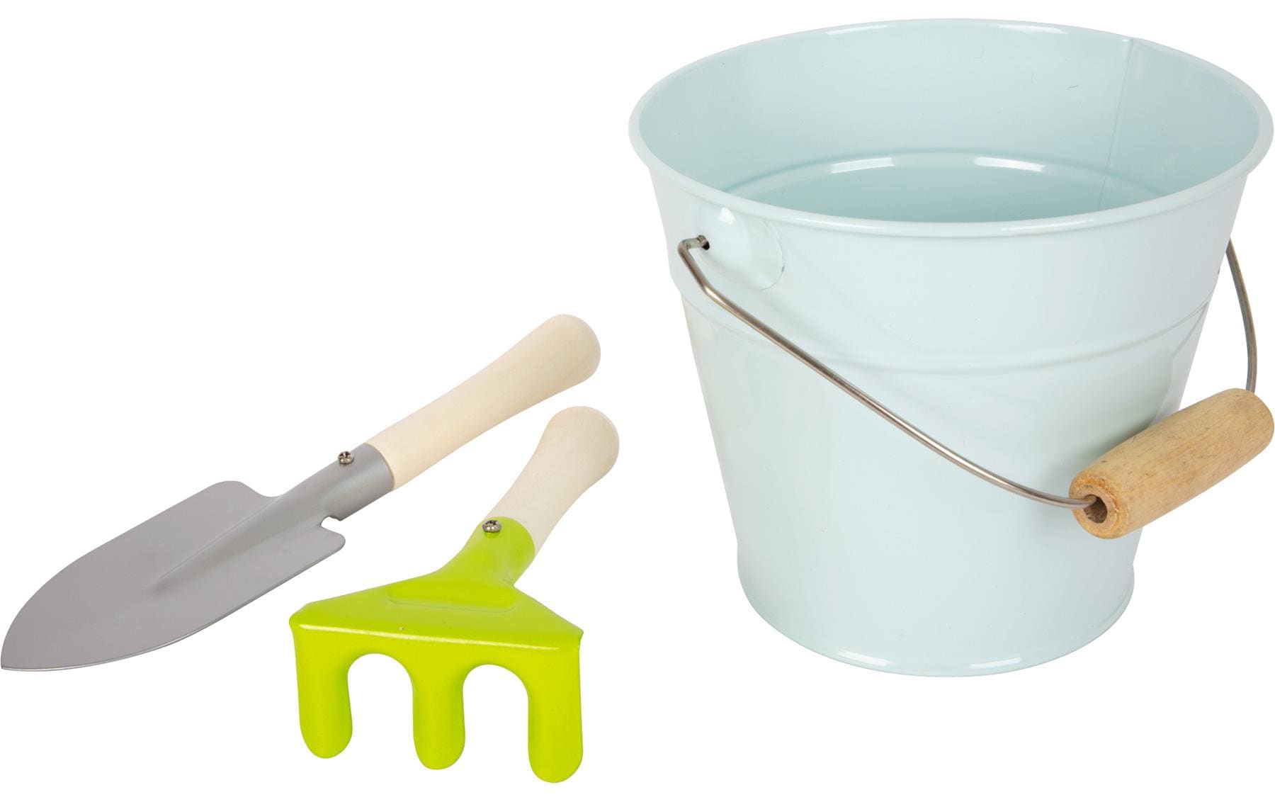 Small foot Werkzeugkoffer (Spielzeug) – 7-teilig – ab 3 Jahren – Metall, Holz – mehrfarbig