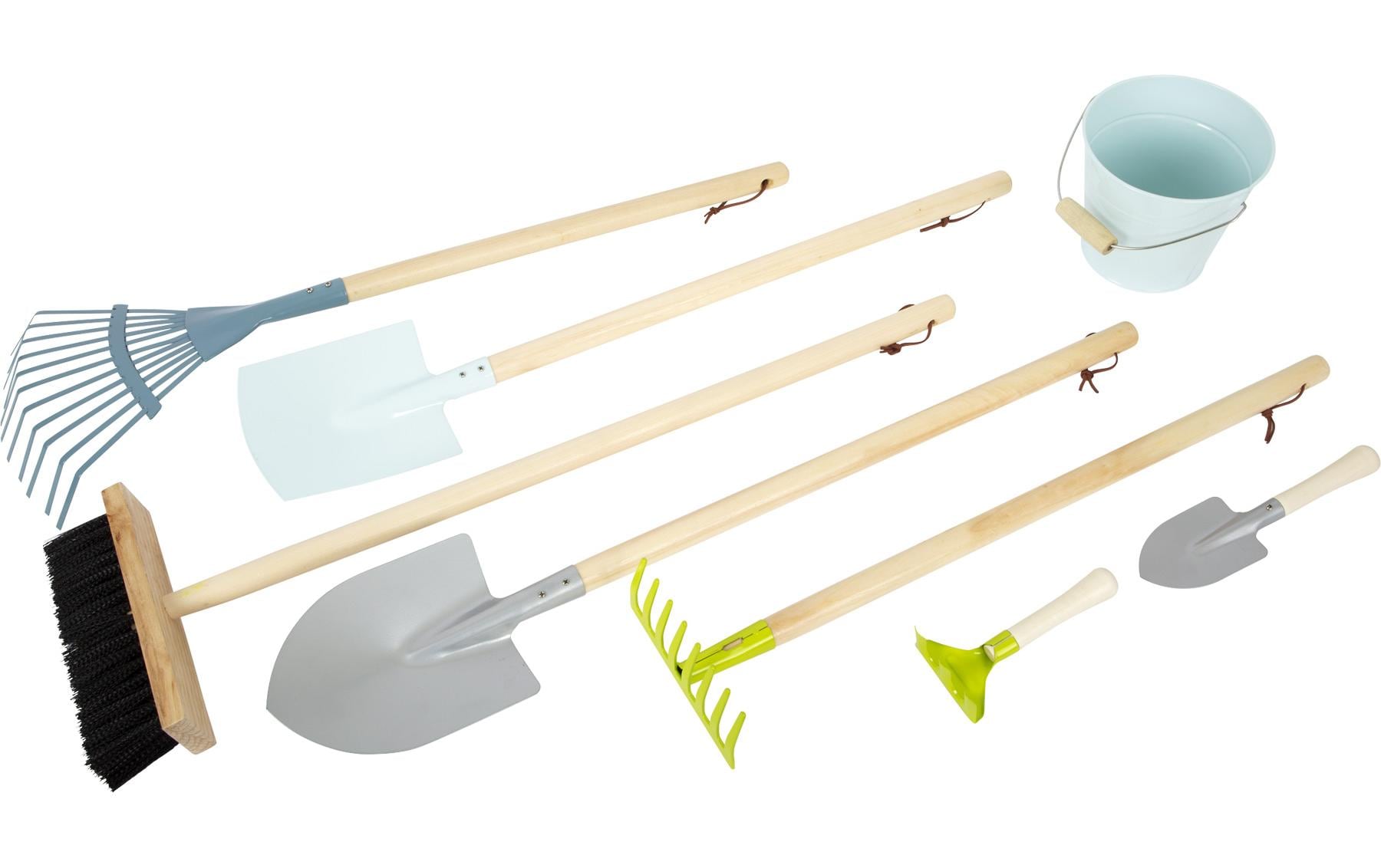 Small foot Werkzeugkoffer (Spielzeug) – 7-teilig – ab 3 Jahren – Metall, Holz – mehrfarbig