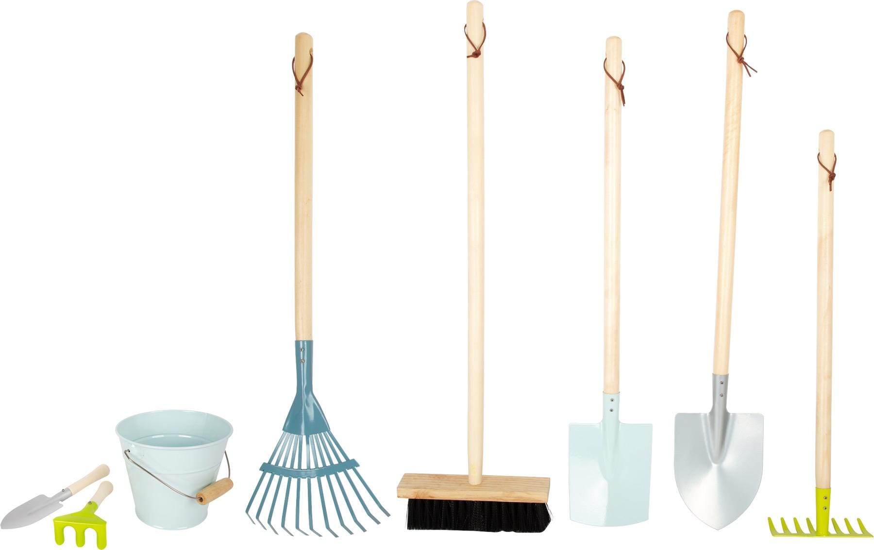 Small foot Werkzeugkoffer (Spielzeug) – 7-teilig – ab 3 Jahren – Metall, Holz – mehrfarbig