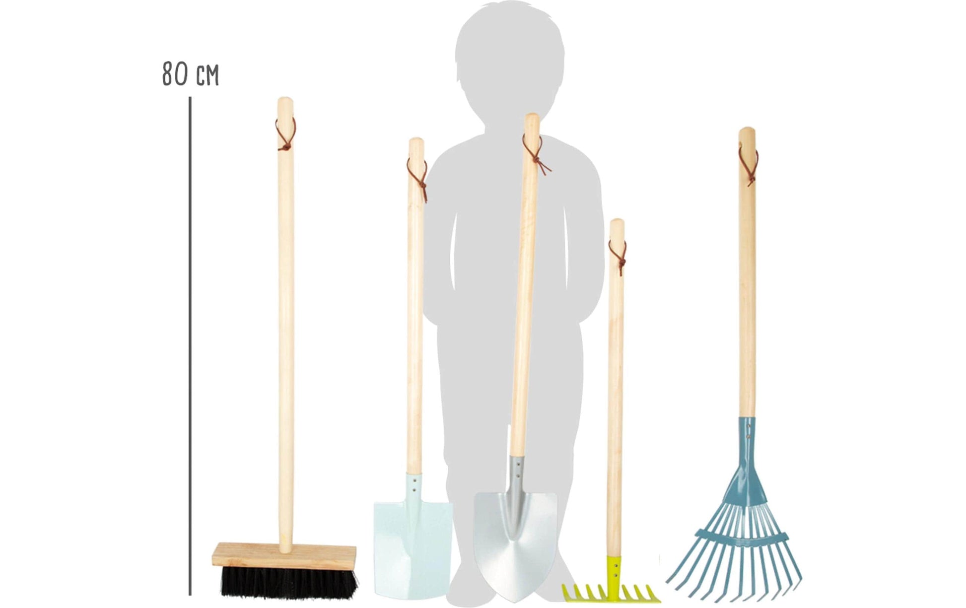 Small foot Werkzeugkoffer (Spielzeug) – 7-teilig – ab 3 Jahren – Metall, Holz – mehrfarbig