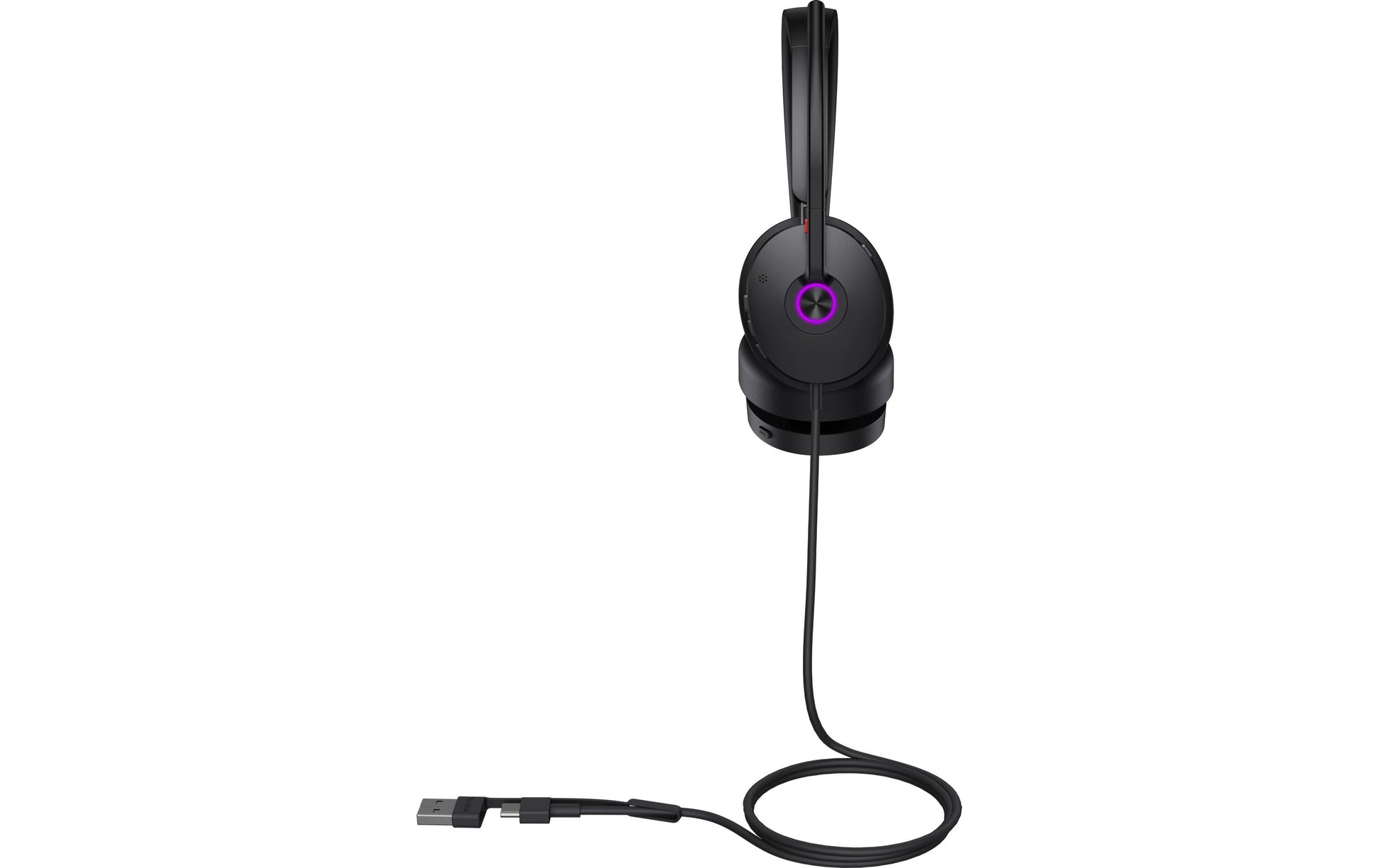 Yealink UH48 UC – Duo Headset, On-Ear – USB-C/USB-A, Noise-Cancelling Mikrofon – Schwarz – für Microsoft Teams