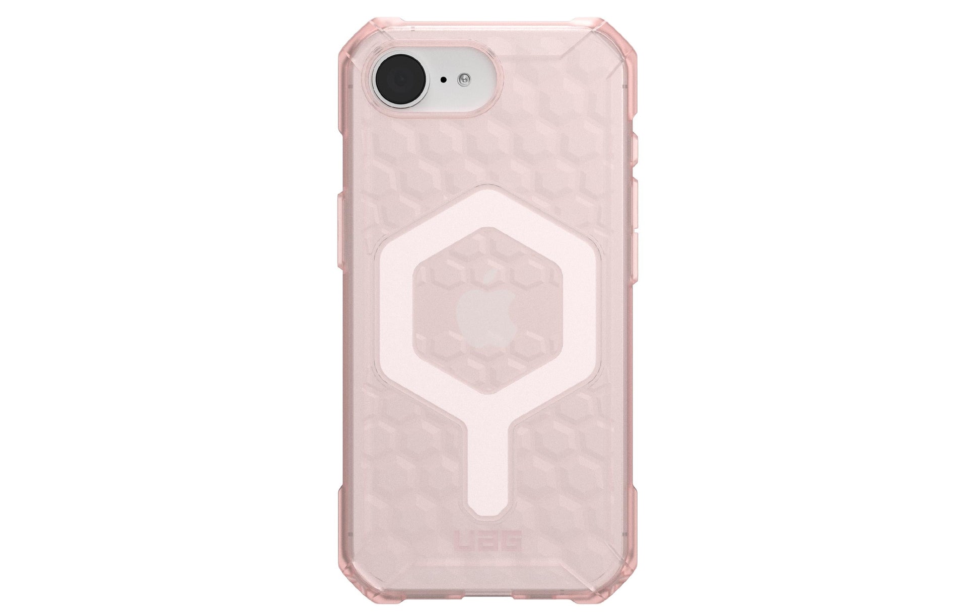 Urban Armor Gear UAG Essential Armor MS Rückcover – für Apple iPhone 16e, MagSafe, Kunststoff, Rosa, bis 5,4 m Sturzschutz