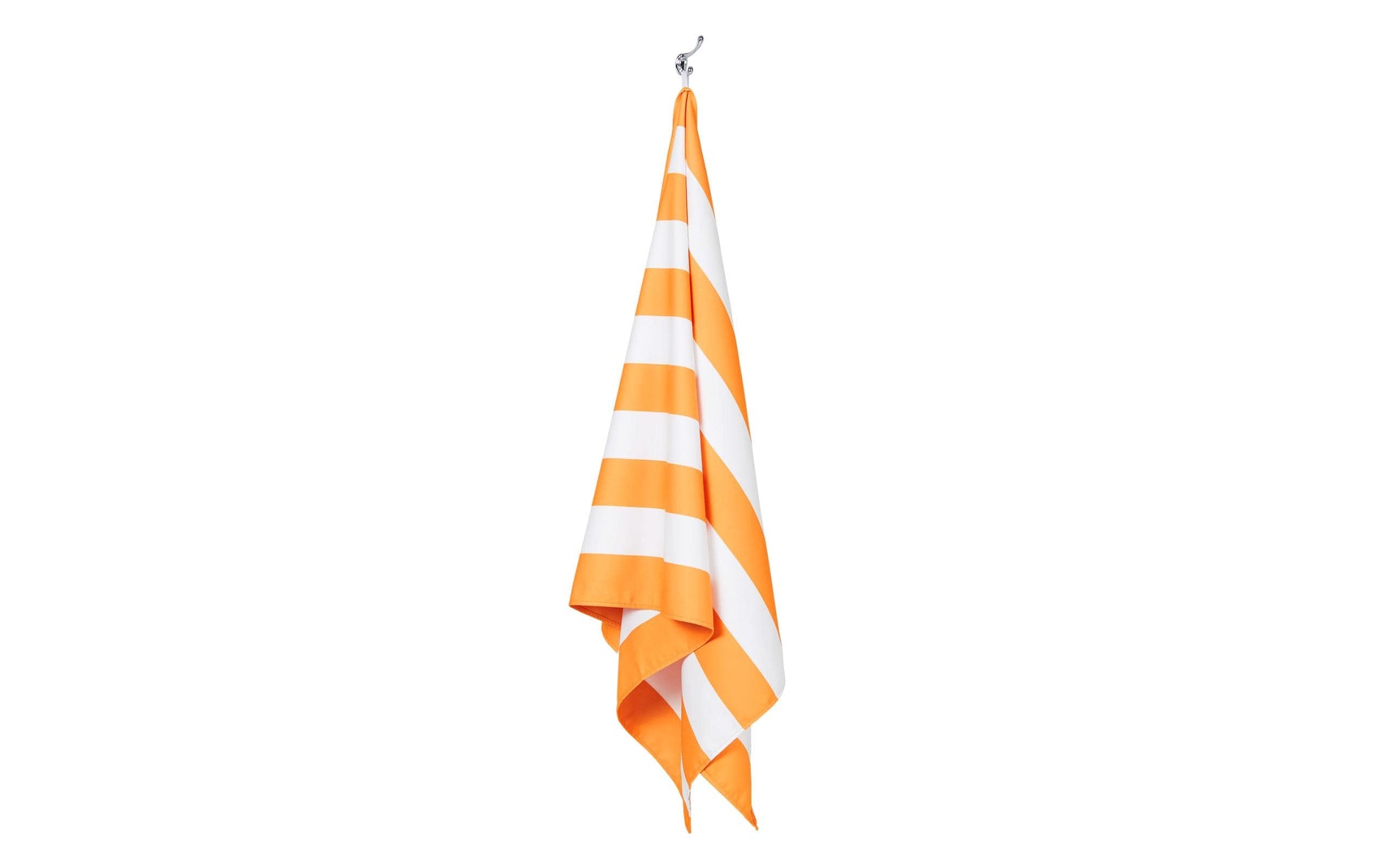Dock & Bay Strandtuch CABANA – 90 × 200 cm, Weiss/Orange, Polyamid/Polyester