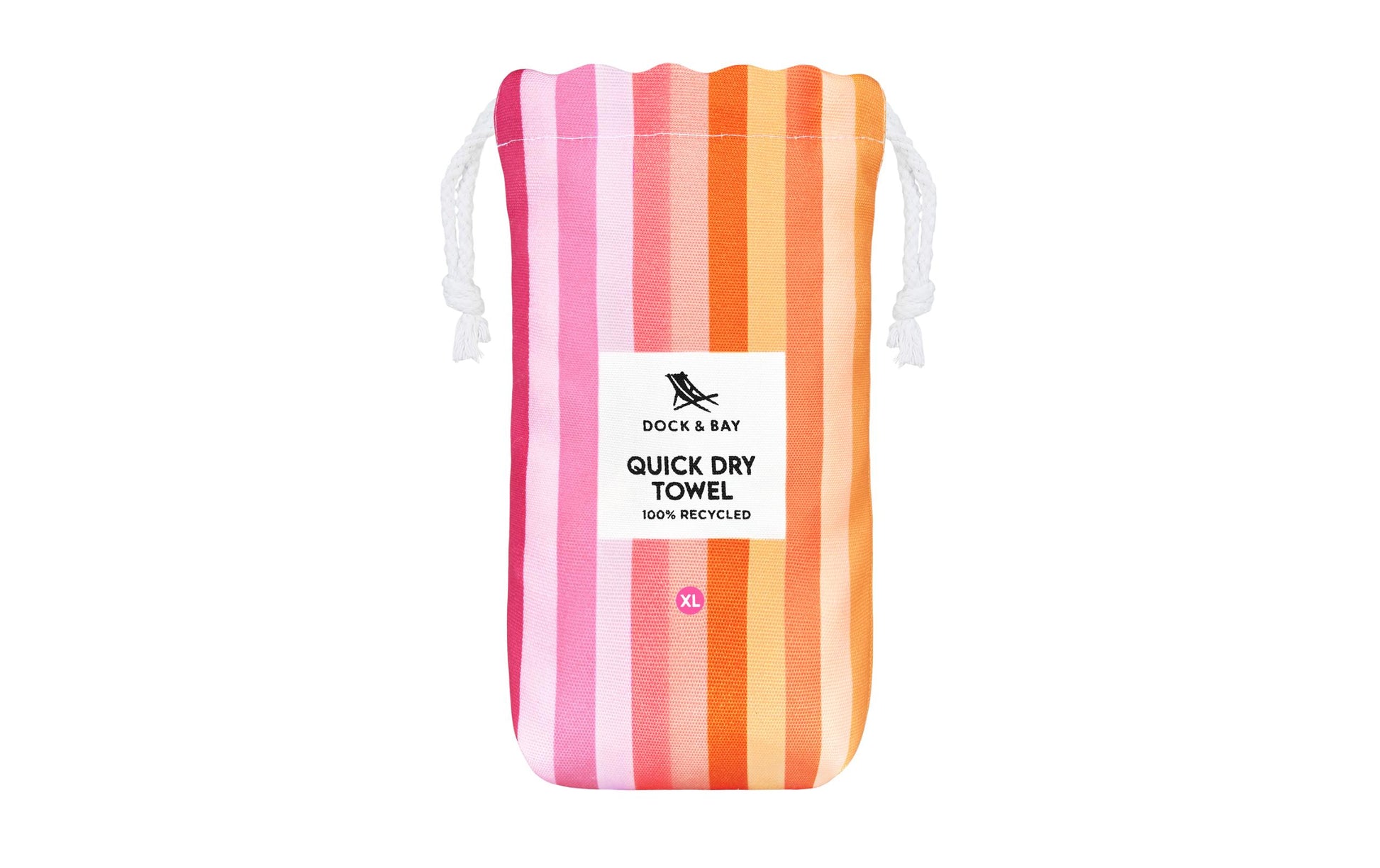 Dock & Bay Summer XL Miami Sorbet Wohndecke – Polyester/Polyamid, Mehrfarbig (Muster) – 90 × 200 cm