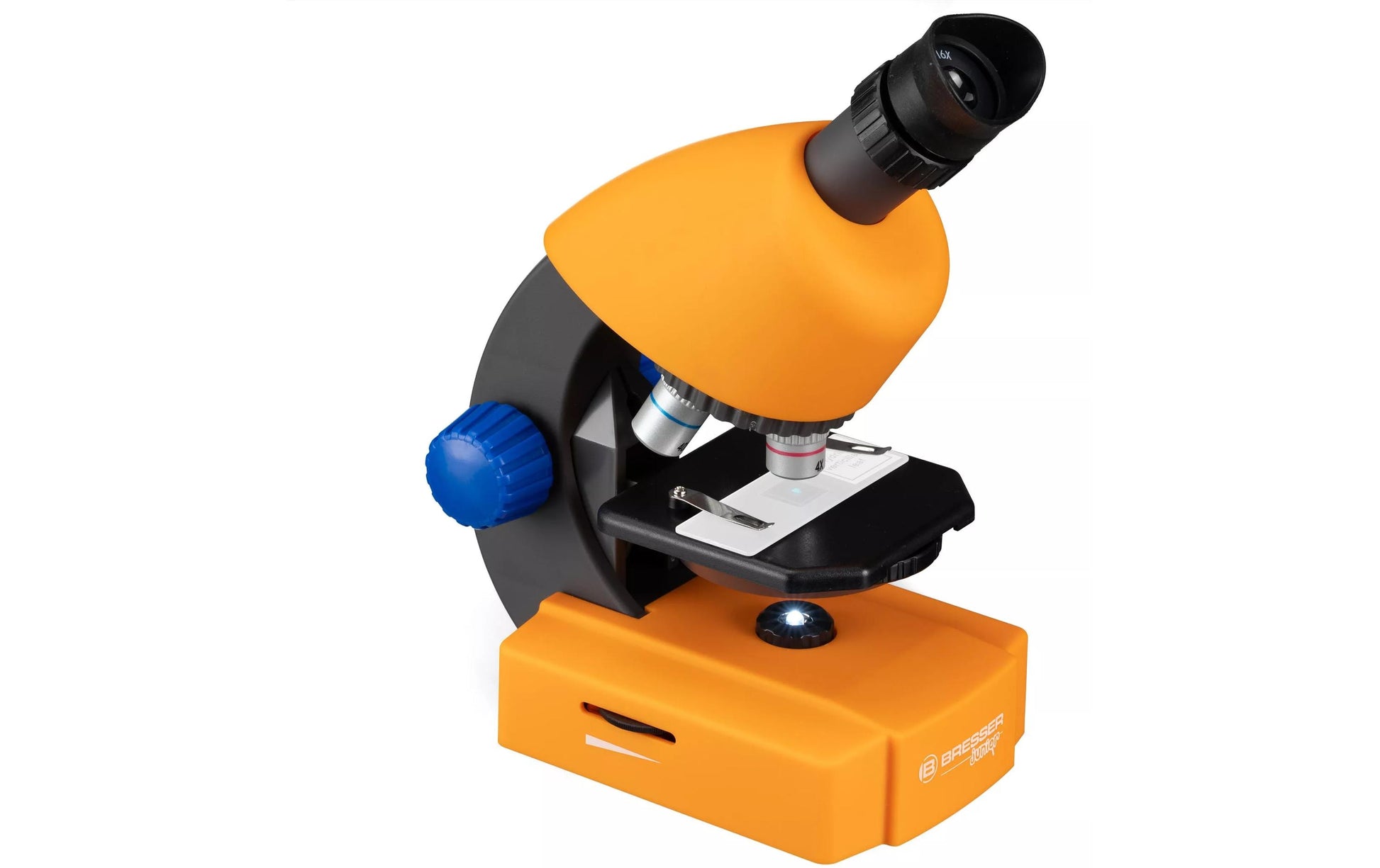 Bresser Optics Bresser Junior – Durchlicht-Mikroskop, batteriebetrieben, 3 × AA, ab 6 Jahren
