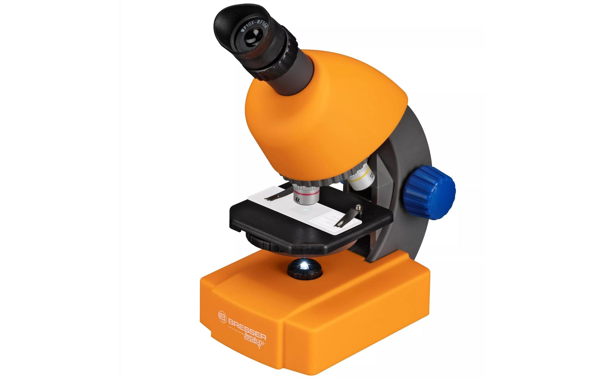 Bresser Optics Bresser Junior – Durchlicht-Mikroskop, batteriebetrieben, 3 × AA, ab 6 Jahren