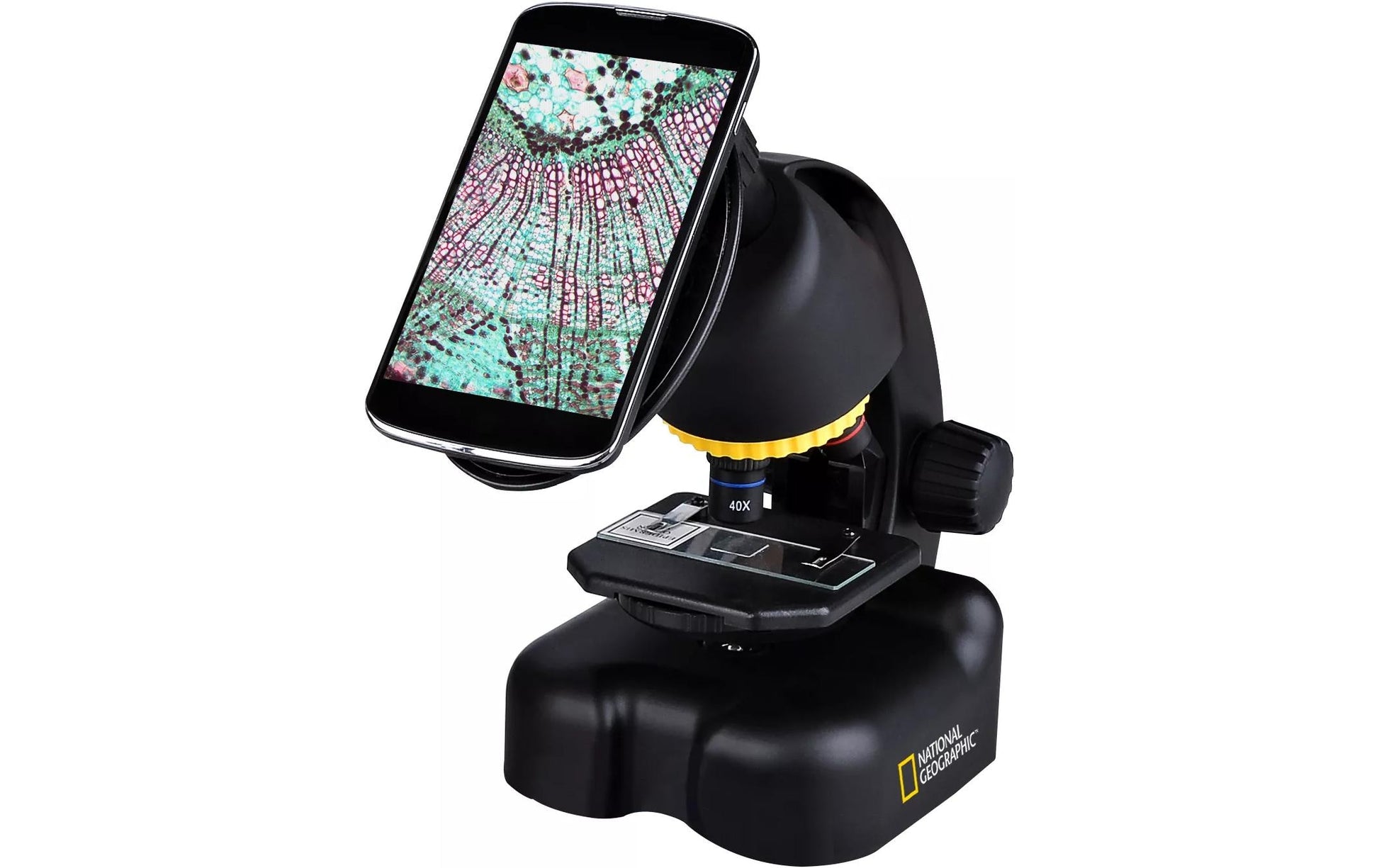National Geographic Experimentier-Bausatz – Tele-/Mikroskop-Set, 60×, mit Stativ, ab 8 Jahren