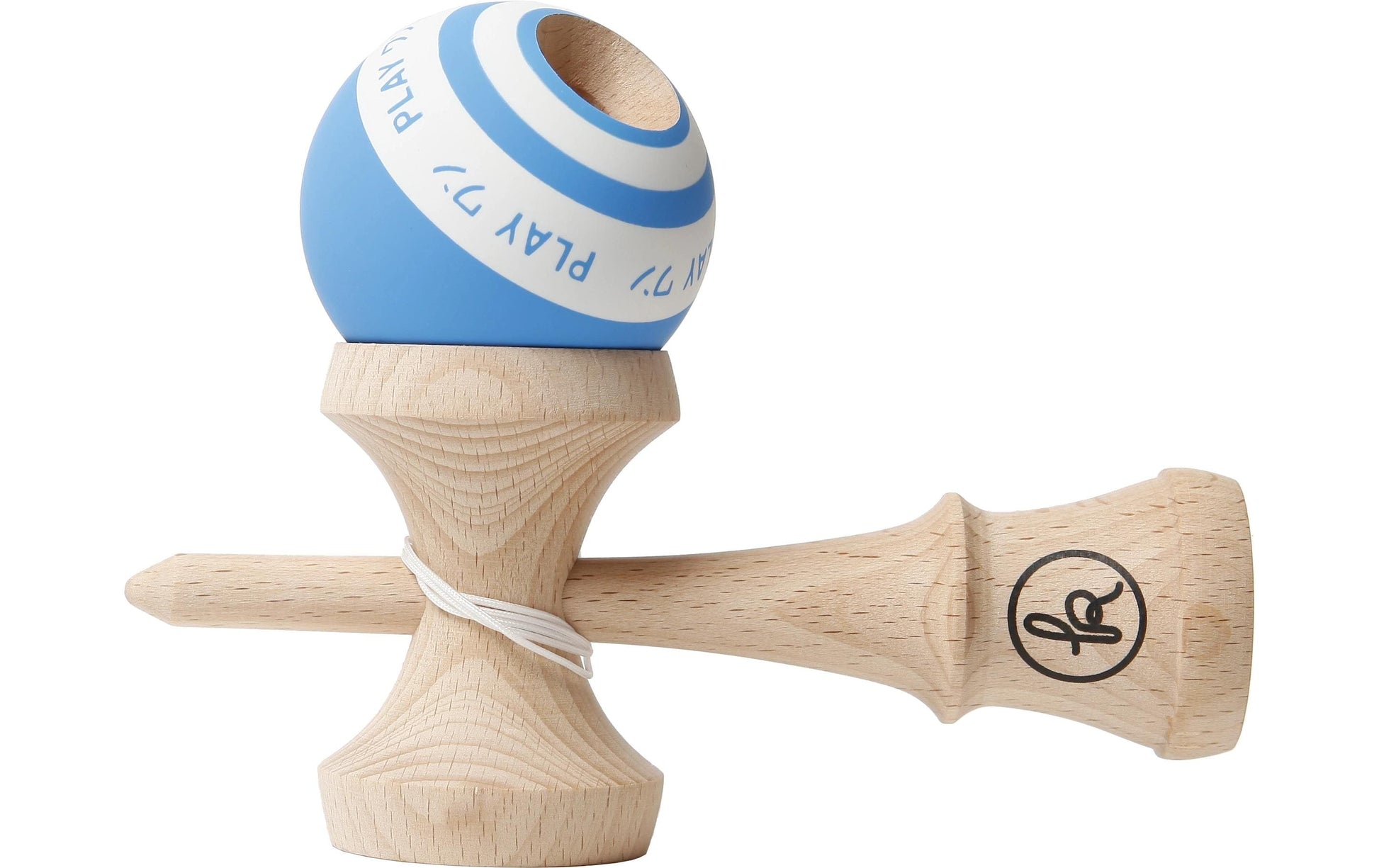 Kendama Europe PLAY One G Kendama – Cloudsurfer – Buche, Blau – ab 7 Jahren