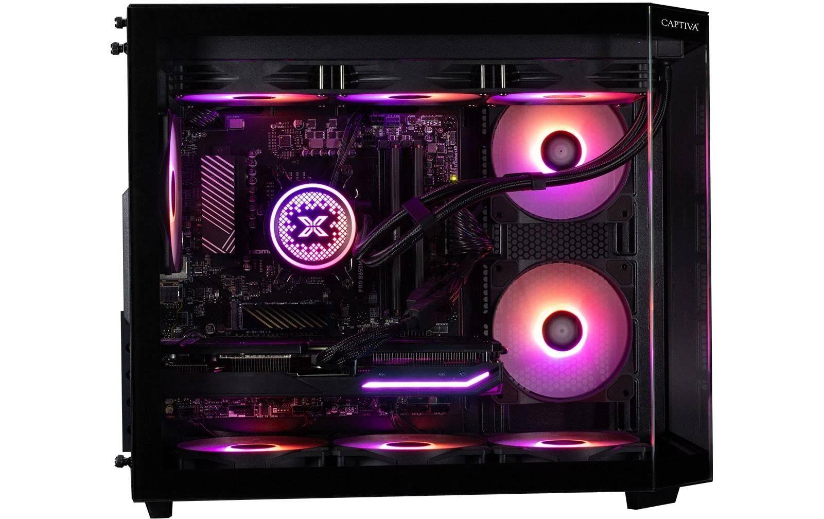 Captiva Tower – AMD Ryzen 7 5700X, 32 GB RAM, 1 TB SSD, NVIDIA GeForce RTX 5070 12 GB, Windows 11 Home