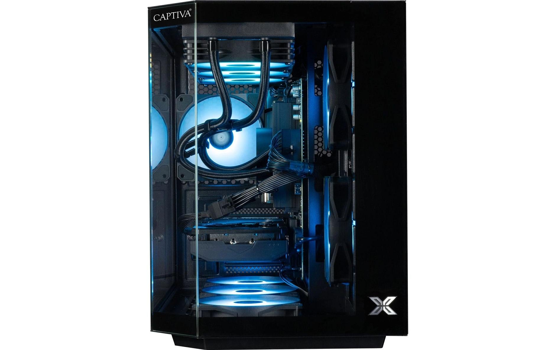 Captiva Tower – AMD Ryzen 7 5700X, 32 GB RAM, 1 TB SSD, NVIDIA GeForce RTX 5070 12 GB, Windows 11 Home