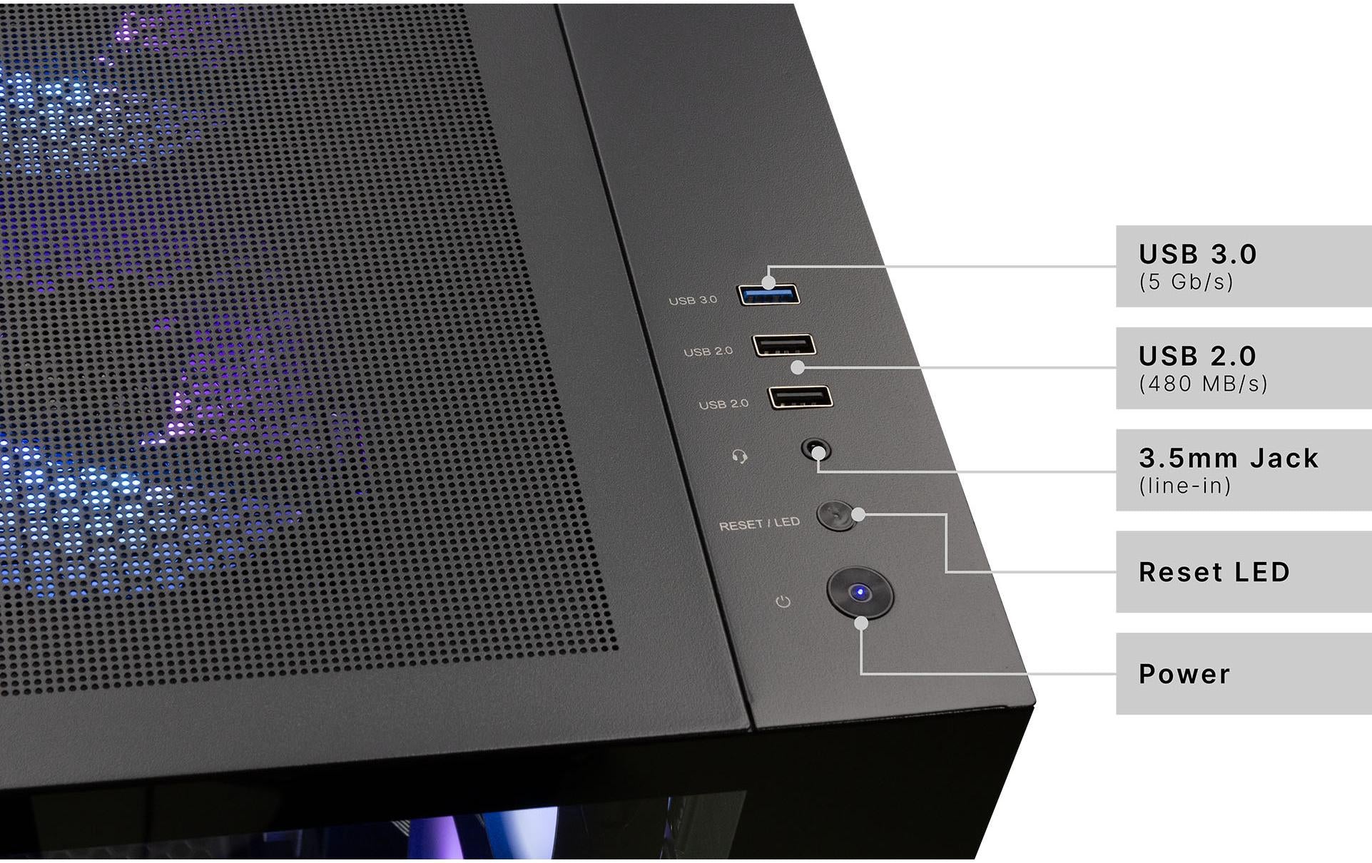 Captiva Tower – AMD Ryzen 7 7800X3D, 32 GB RAM, 2 TB SSD, NVIDIA GeForce RTX 5070 Ti 16 GB, Windows 11 Home