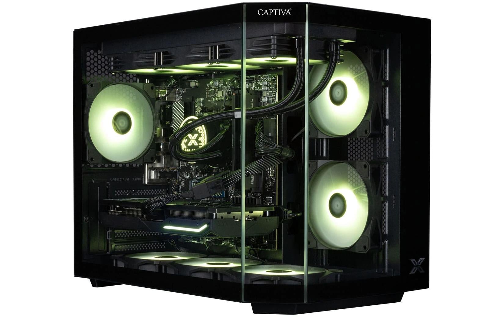 Captiva Tower – AMD Ryzen 7 5700X, 32 GB RAM, 1 TB SSD, NVIDIA GeForce RTX 5070 12 GB, Windows 11 Home