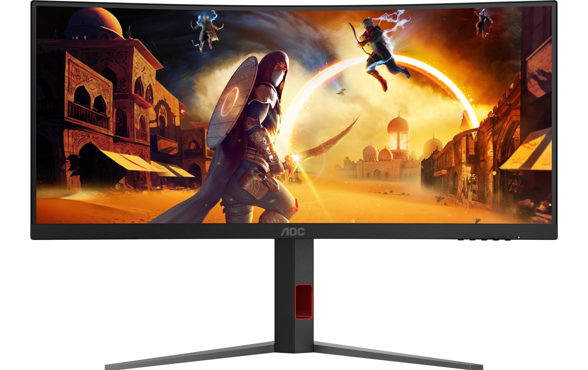 AOC CU34G4 – 34" Gebogener 1500R, 3440 × 1440 (UWQHD), VA, 180 Hz, HDR10
