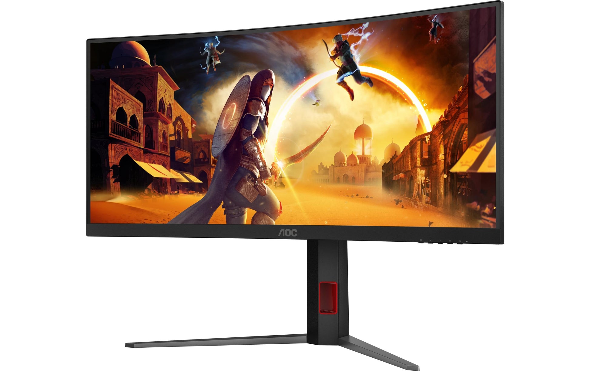AOC CU34G4 – 34" Gebogener 1500R, 3440 × 1440 (UWQHD), VA, 180 Hz, HDR10