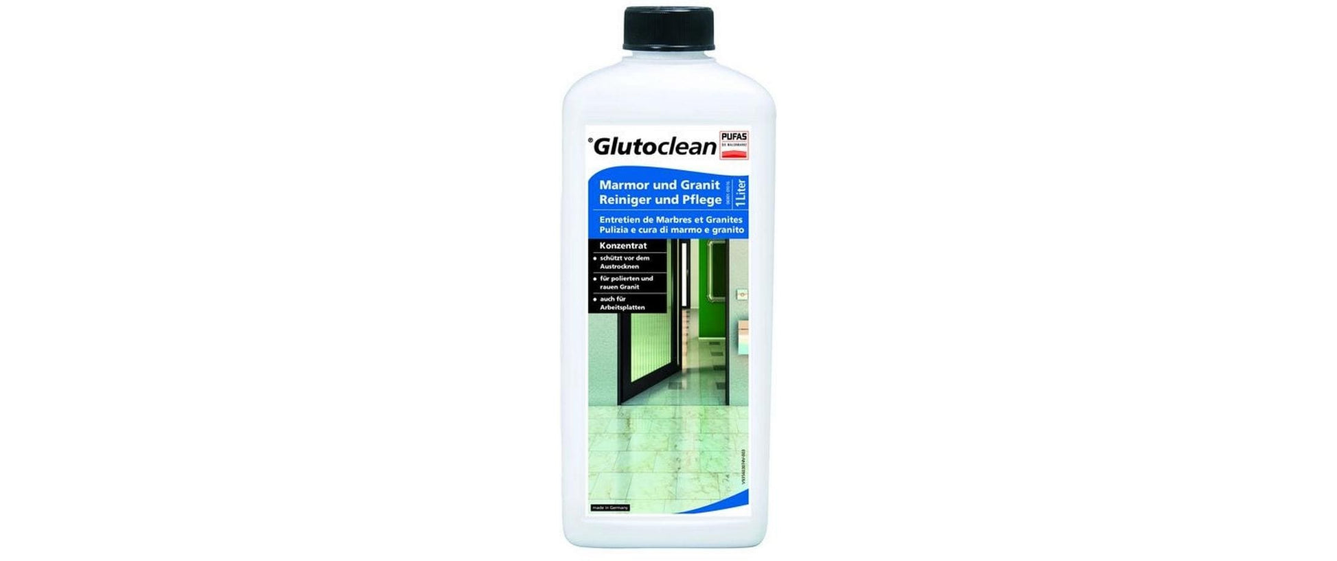 Glutoclean Bodenreiniger für Marmor/Stein – Konzentrat, Flasche – 1 l