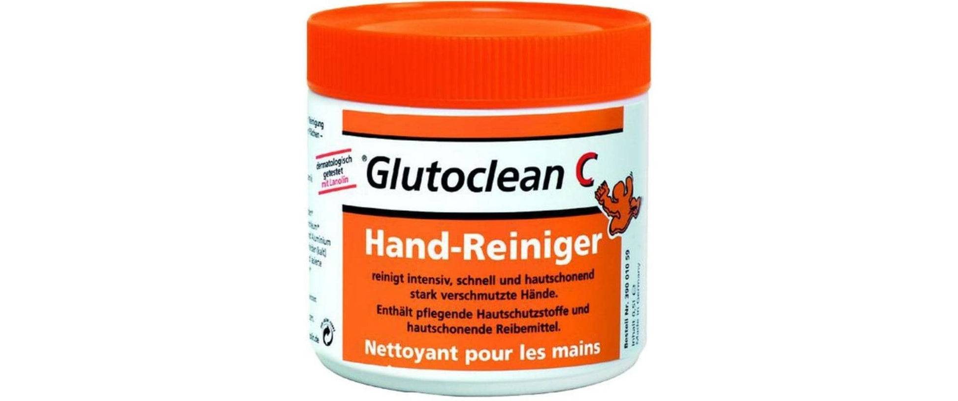 Glutoclean Flüssige Handseife – Flasche – 500 ml – Orange, Weiss