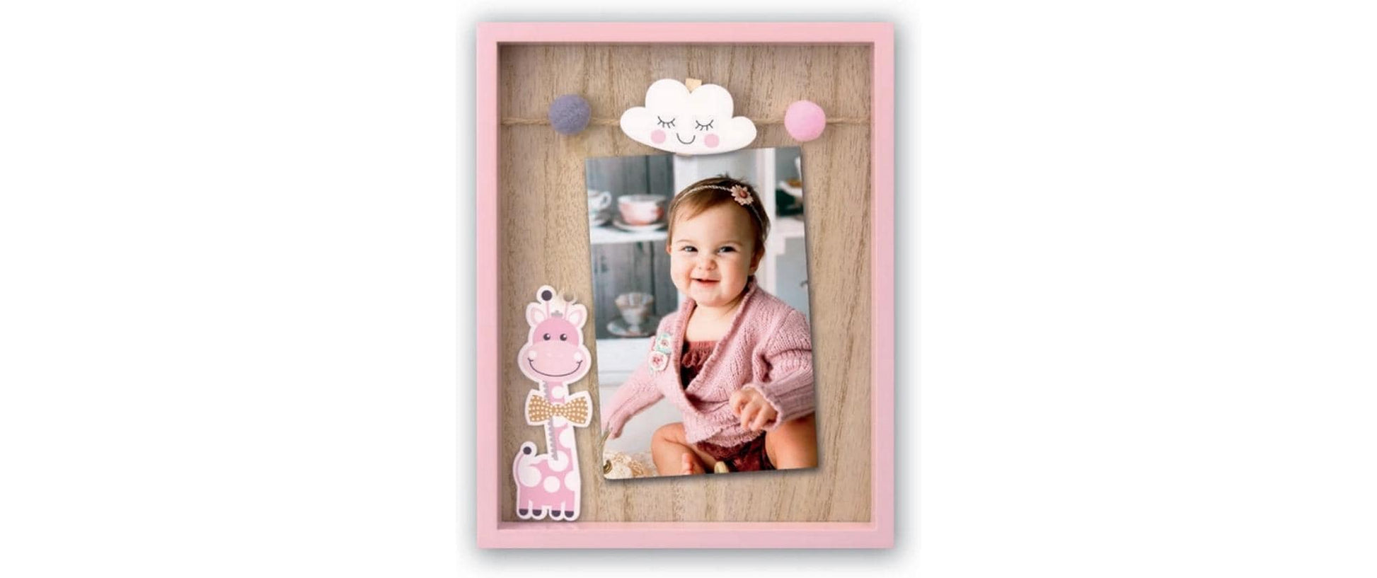 ZEP Bilderrahmen – für 10 × 15 cm – Holz & MDF, Pink