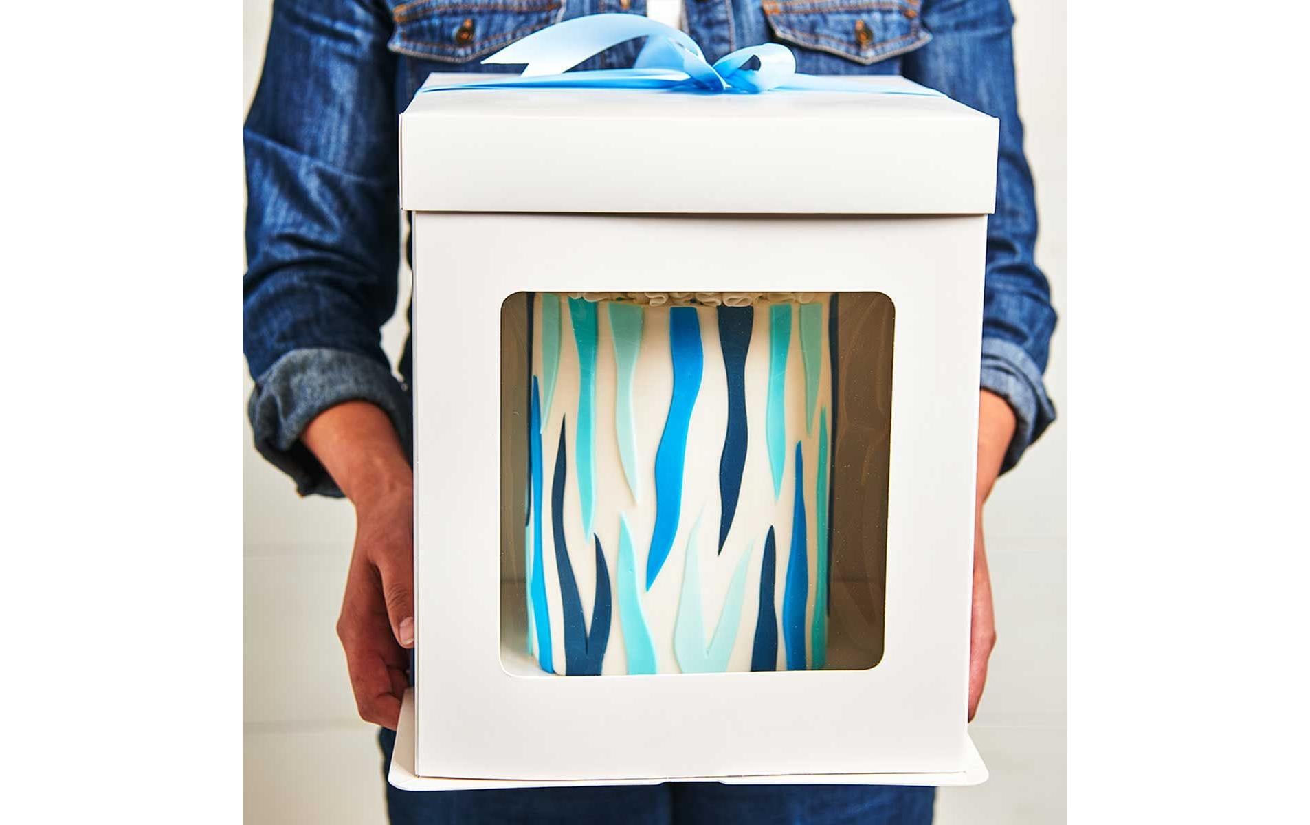 FunCakes Cupcake-Box – 260 × 260 × 294 mm, weiss
