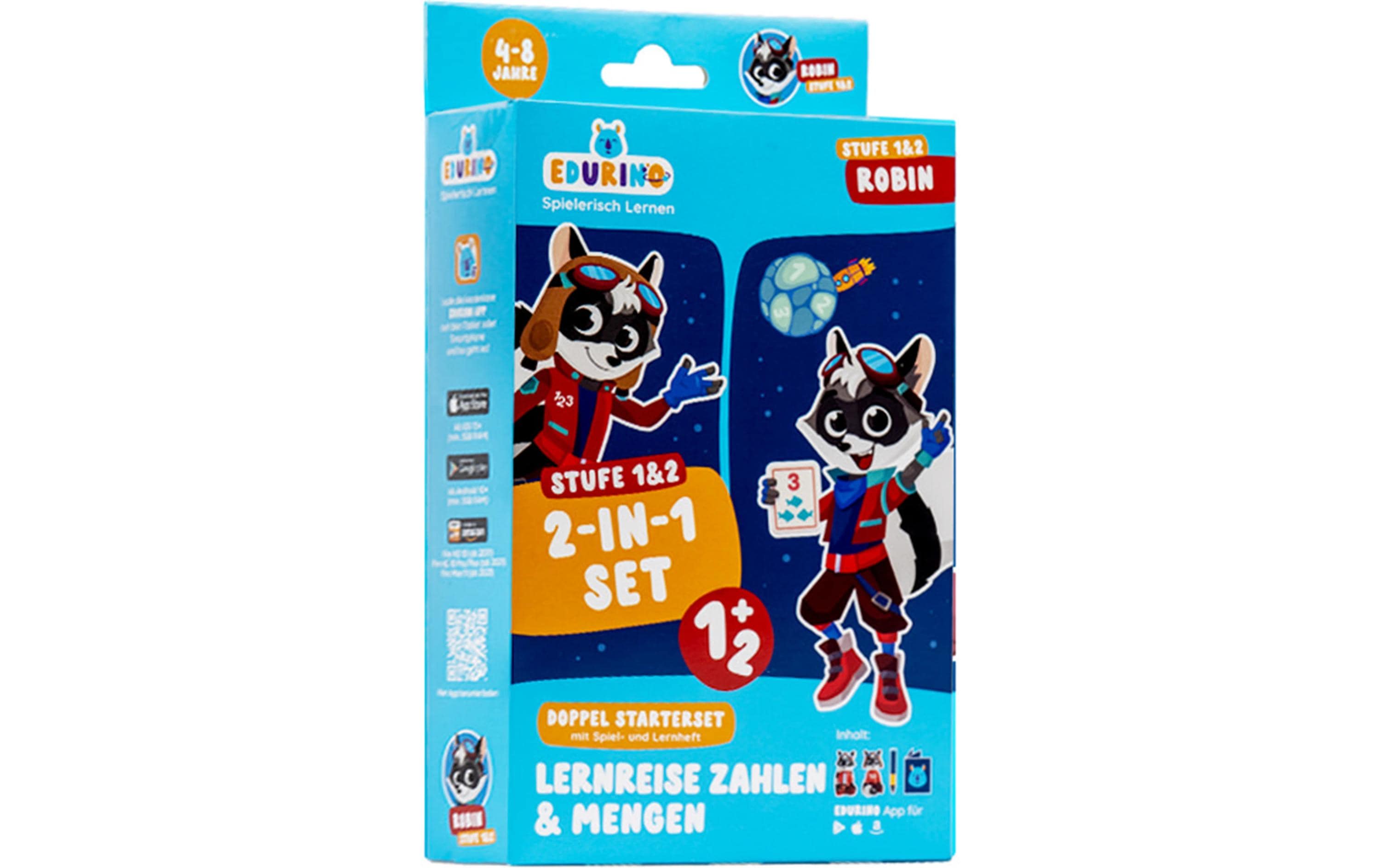 Edurino Lernspiel – Doppelstarterset Robin, ab 4 Jahren, Deutsch
