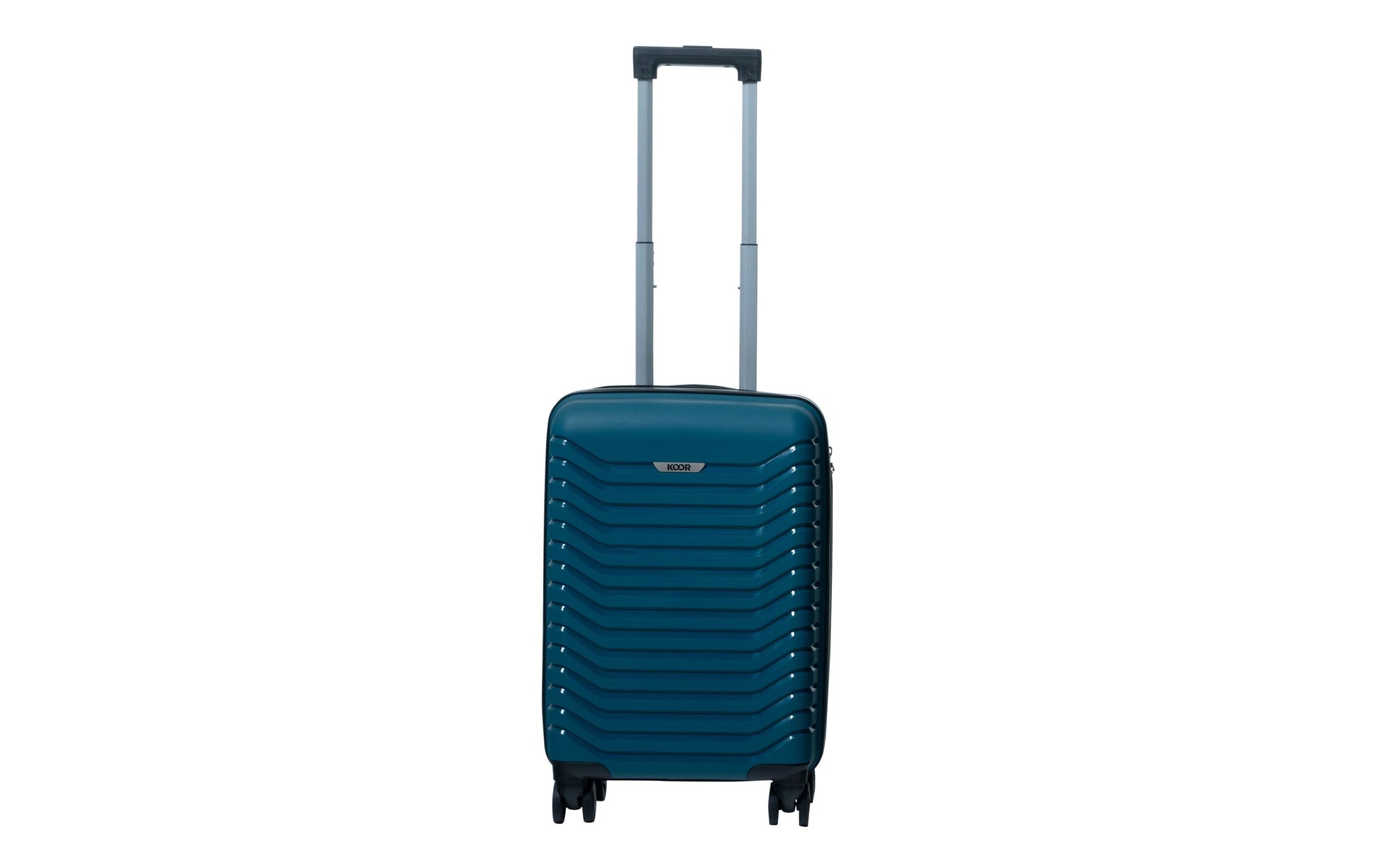 KOOR Trolley Manila – 40 l, Hartschale, 4 Rollen, mit TSA, Petrol, 34 × 56 × 21 cm